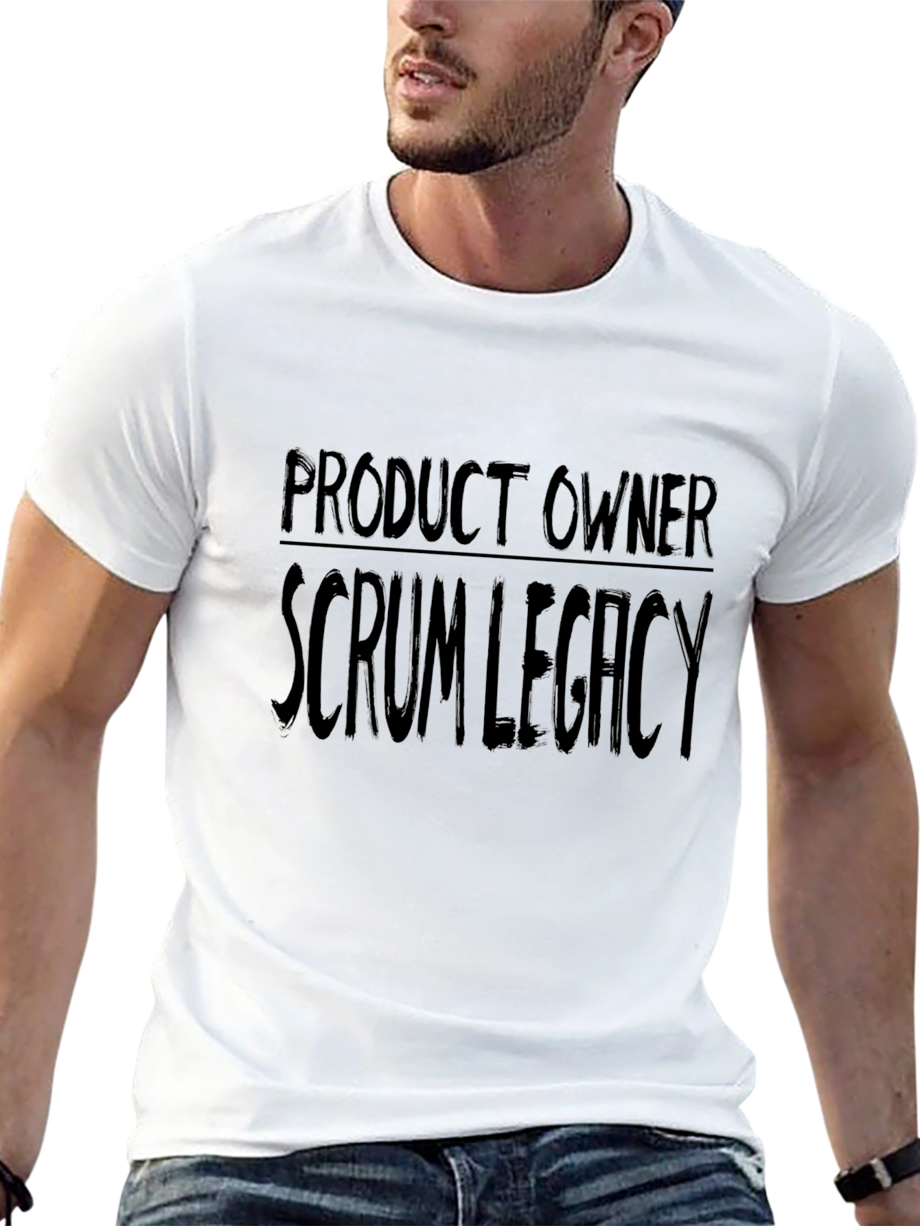 Product Owner Scrum Legacy Black T-Shirt