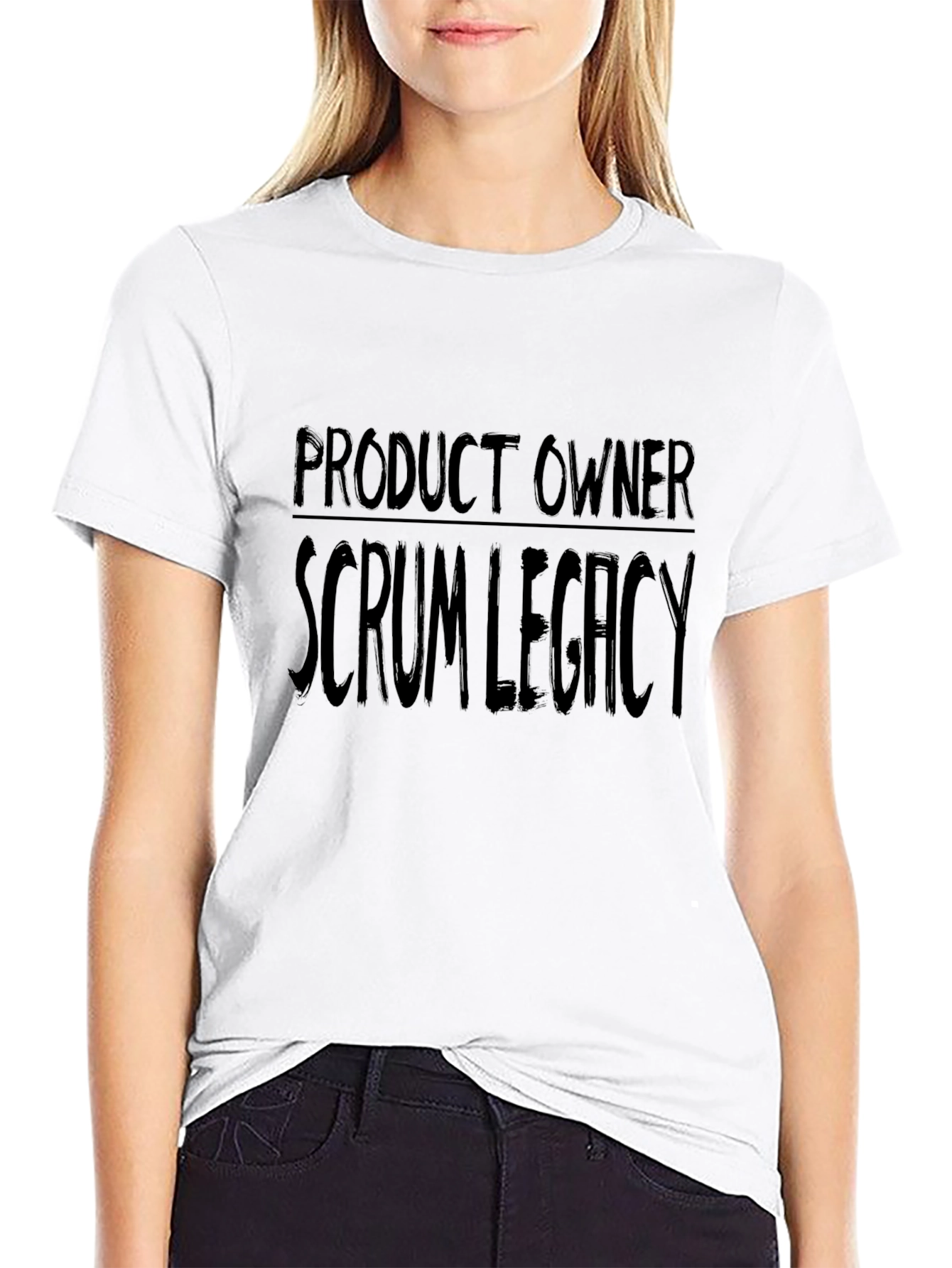 Product Owner Scrum Legacy Black T-Shirt