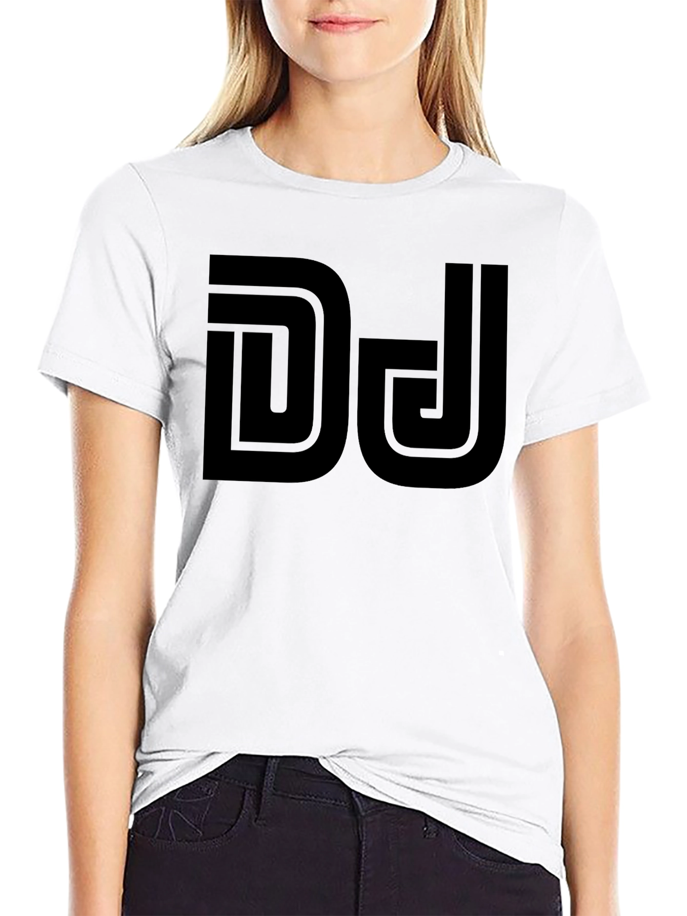 DJ Black Graphic Tee - Stylish Unisex T-Shirt