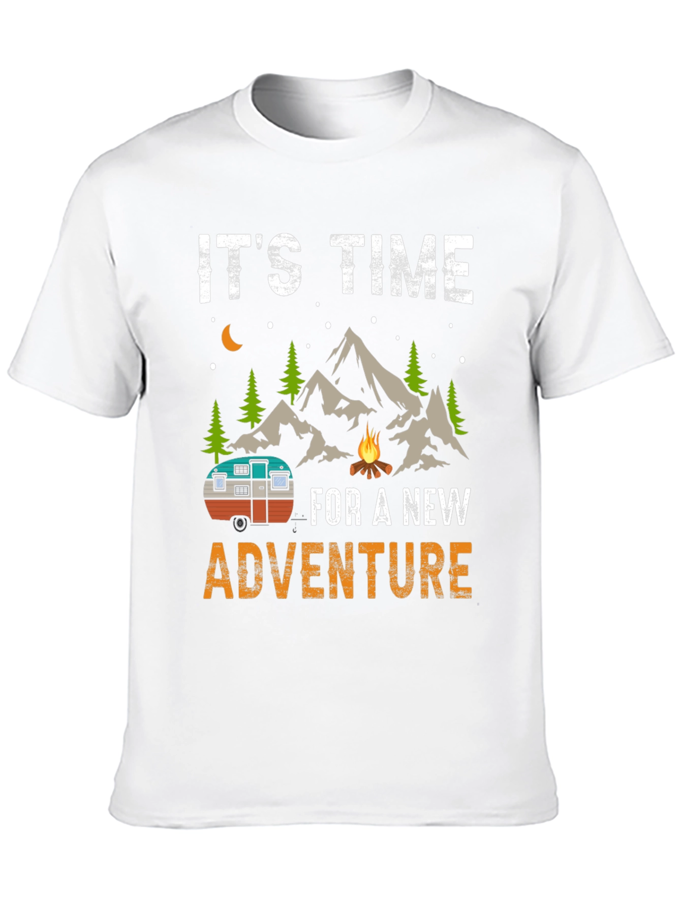 Time for a New Adventure Camping Graphic Tee