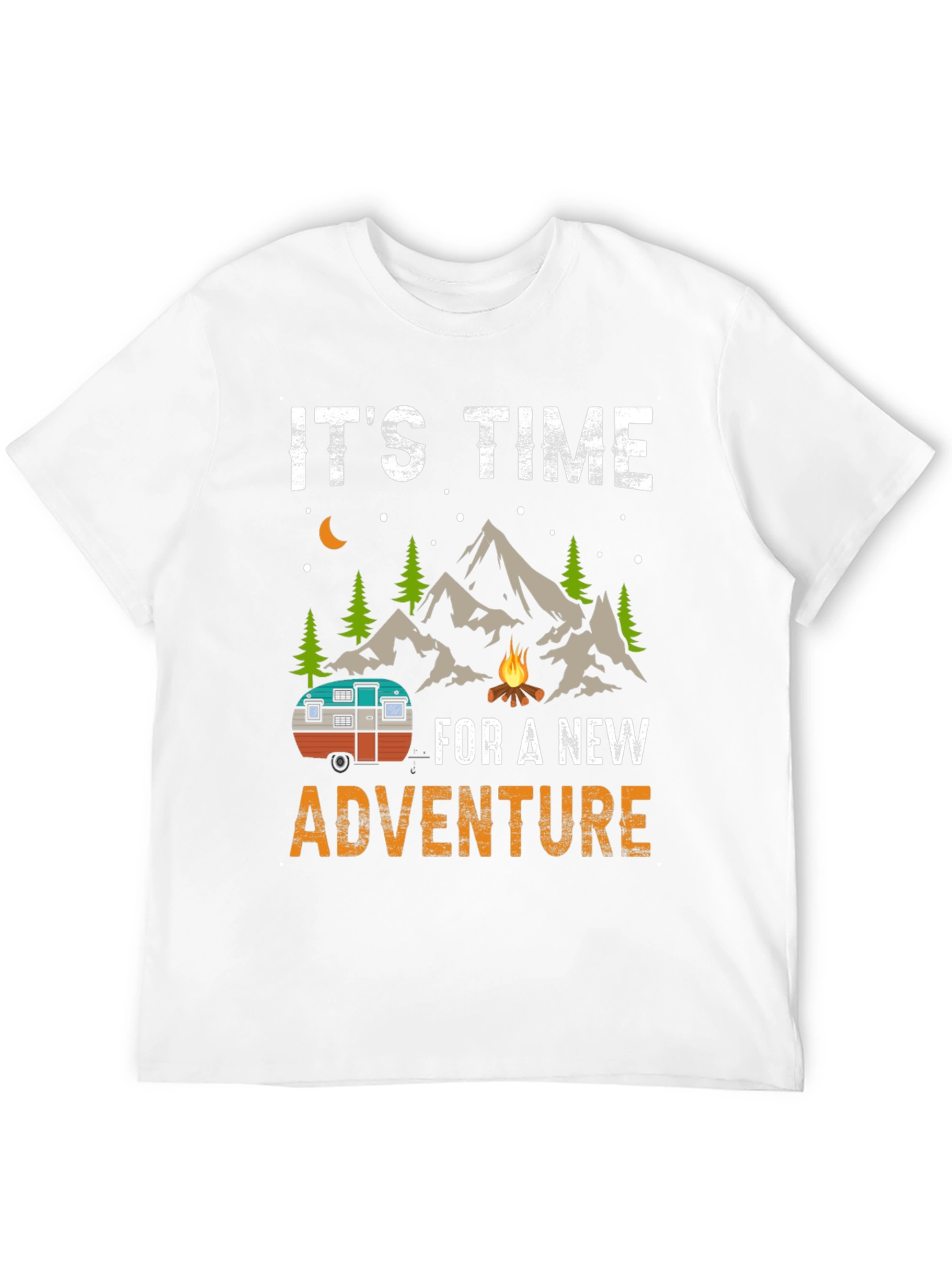 Time for a New Adventure Camping Graphic Tee