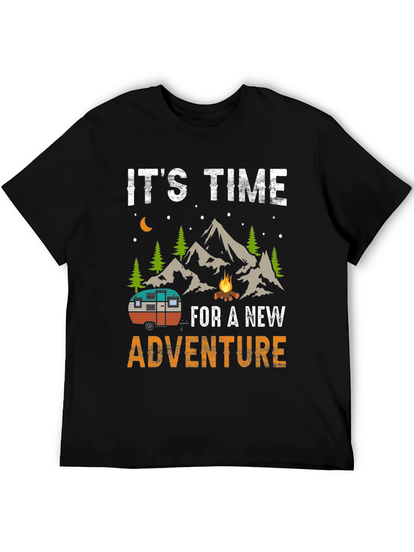 Time for a New Adventure Camping Graphic Tee