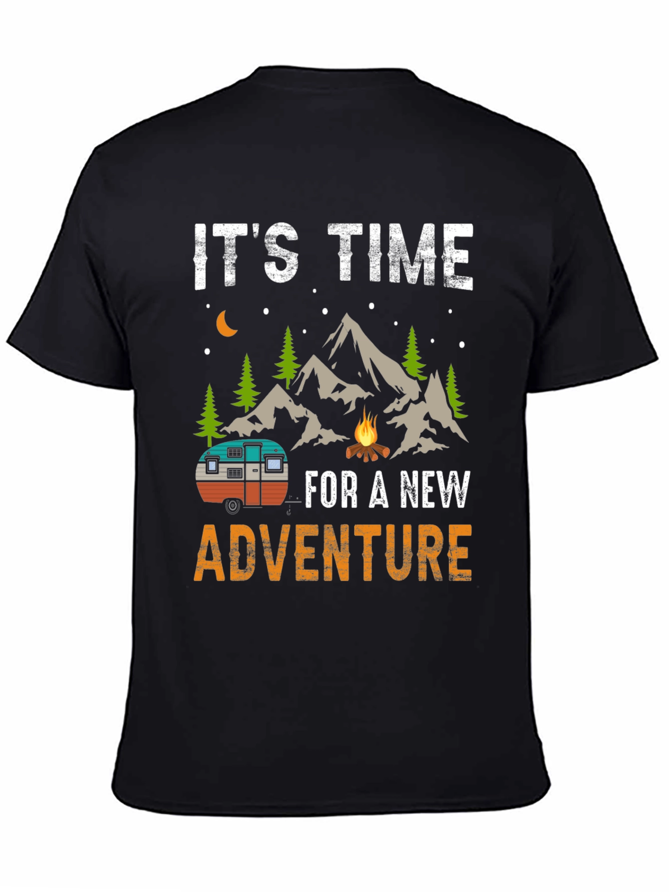 Time for a New Adventure Camping Graphic Tee