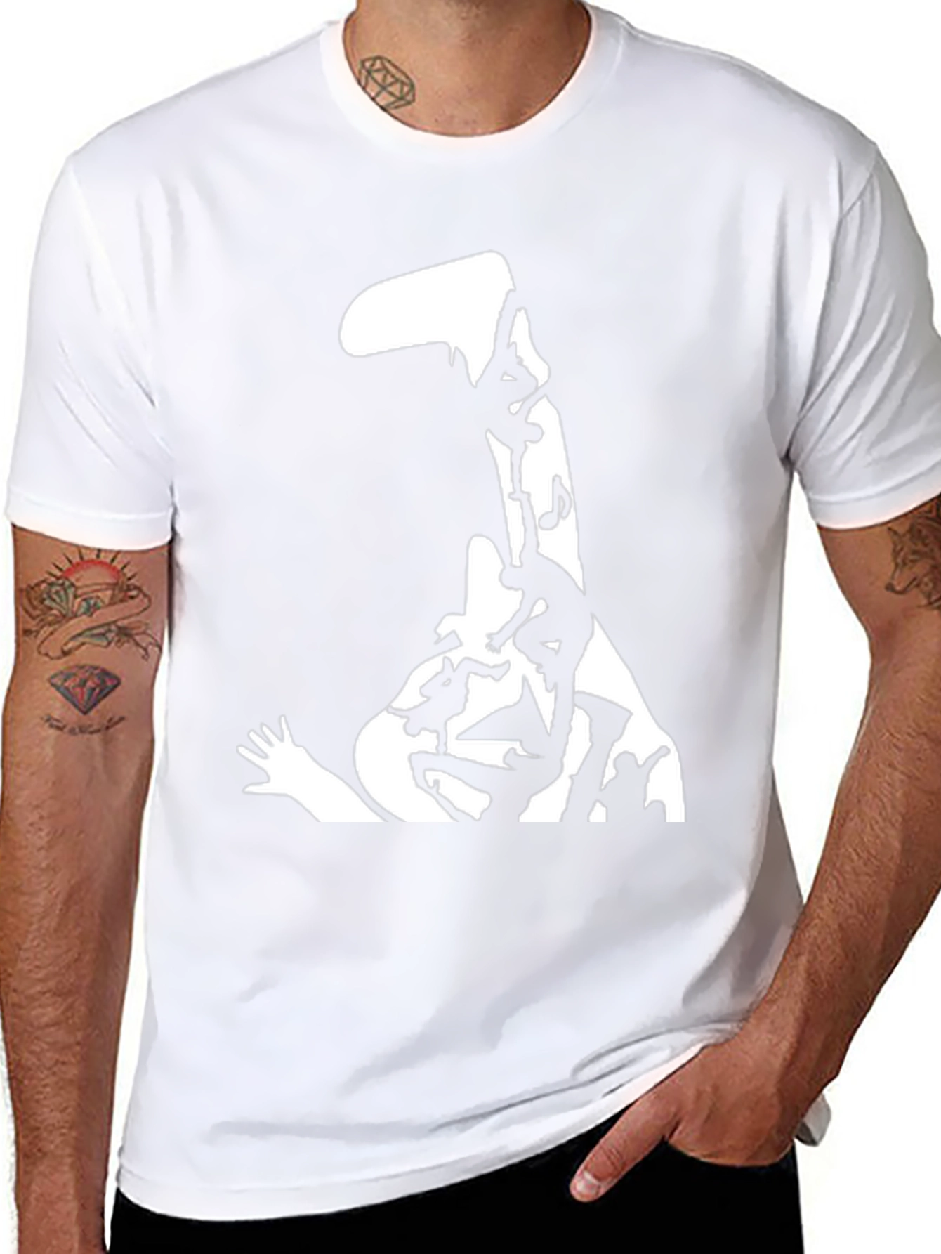 Abstract Art Black T-Shirt