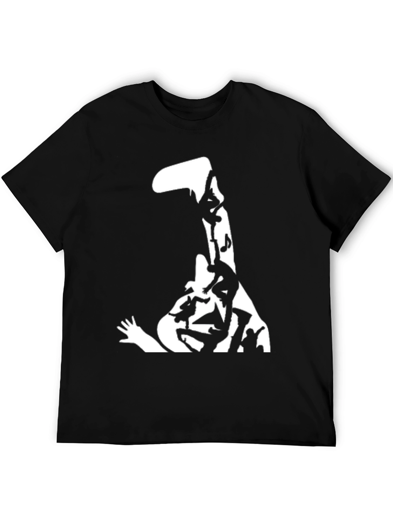 Abstract Art Black T-Shirt