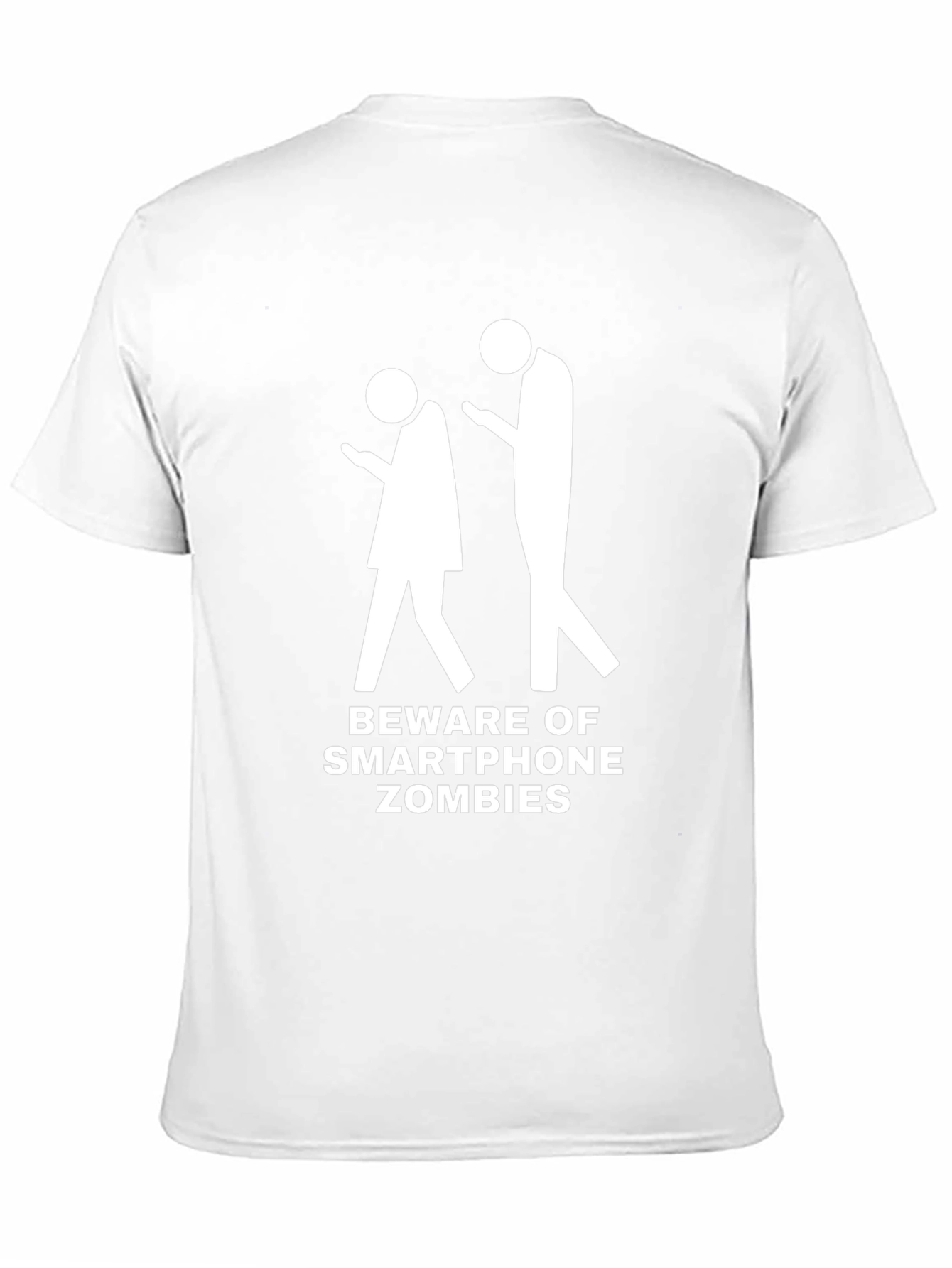 Smartphone Zombies Graphic Tee - Black Cotton T-Shirt