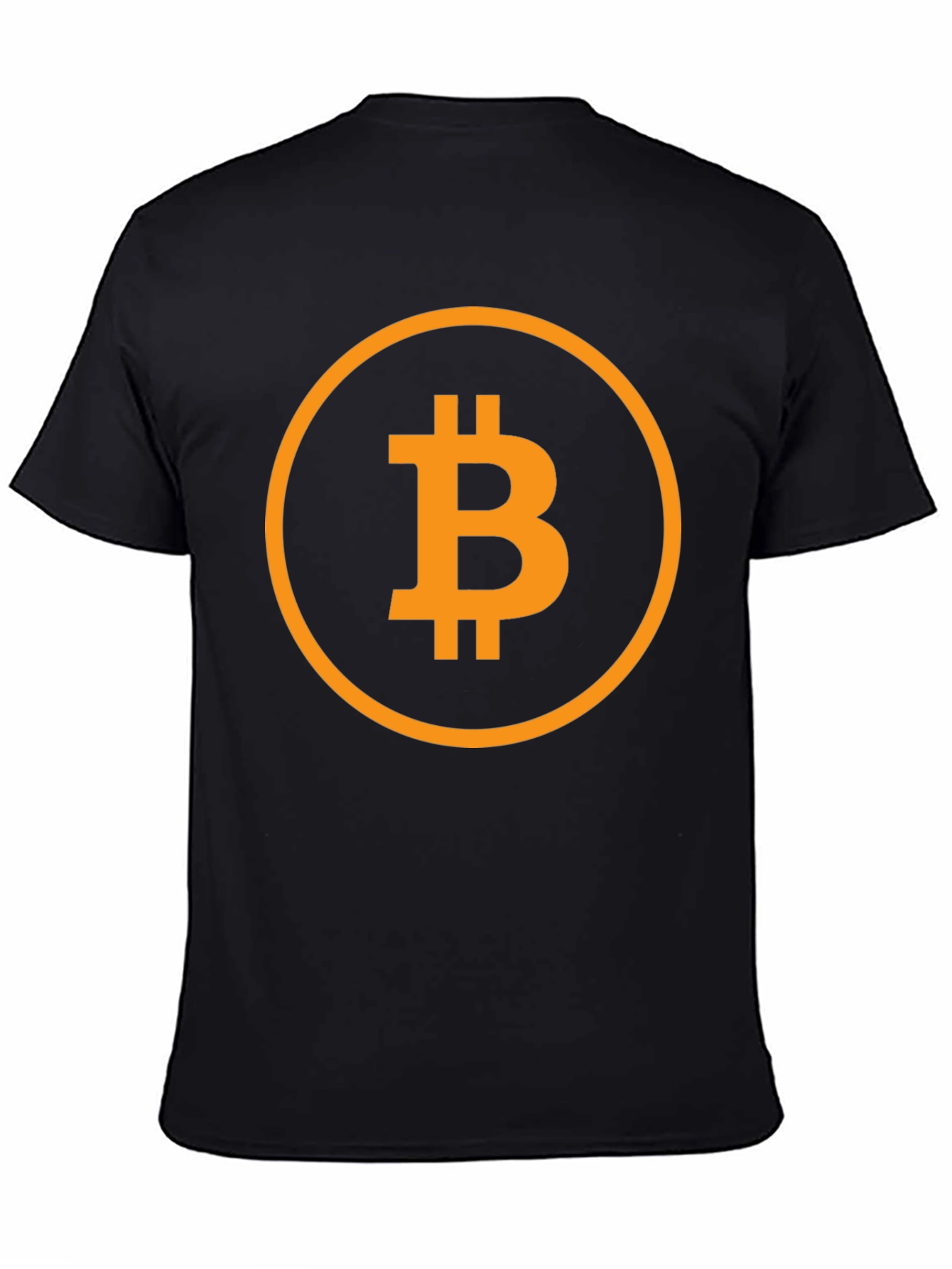 Bitcoin Logo Graphic T-Shirt - Black