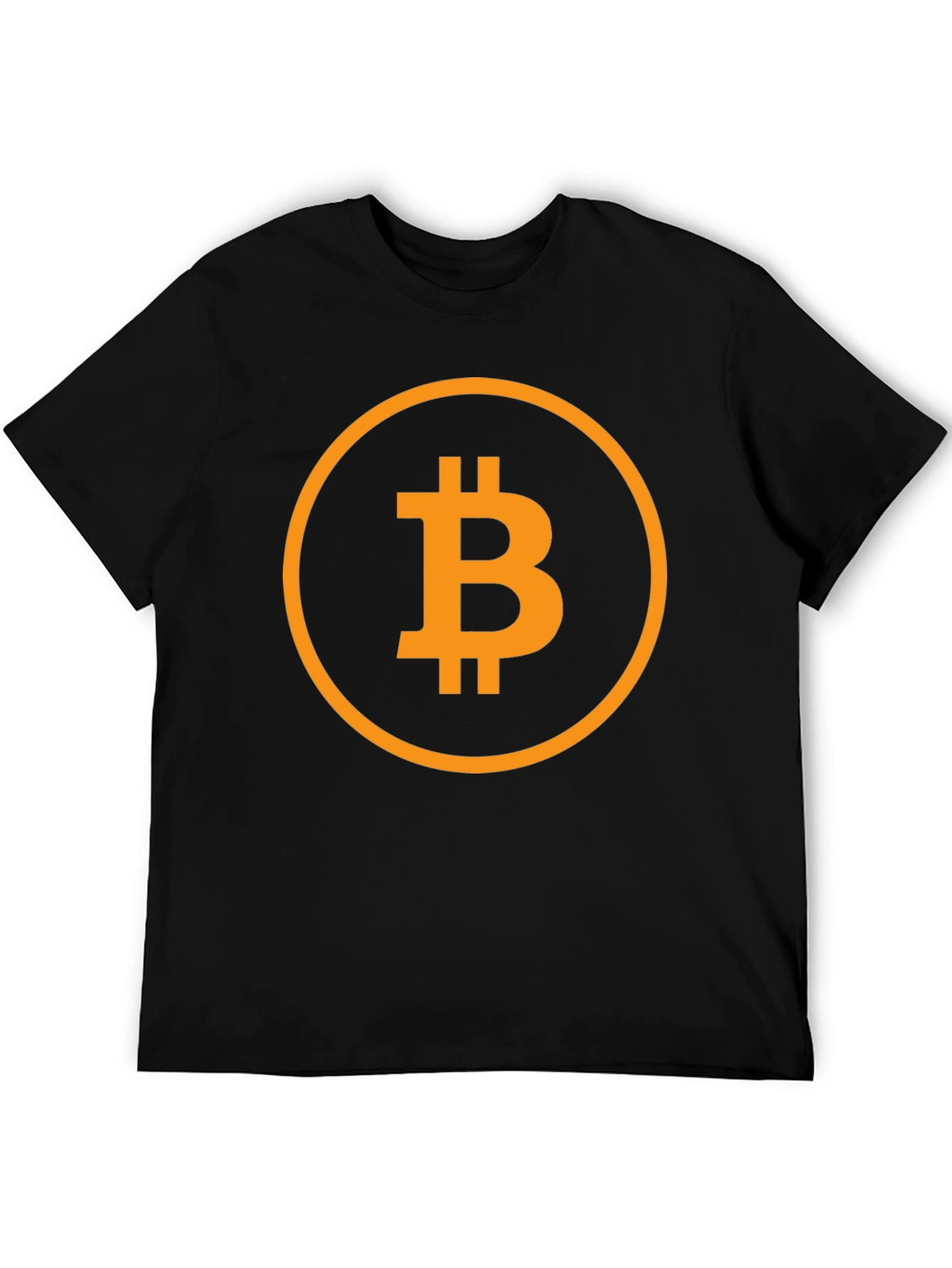 Bitcoin Logo Graphic T-Shirt - Black