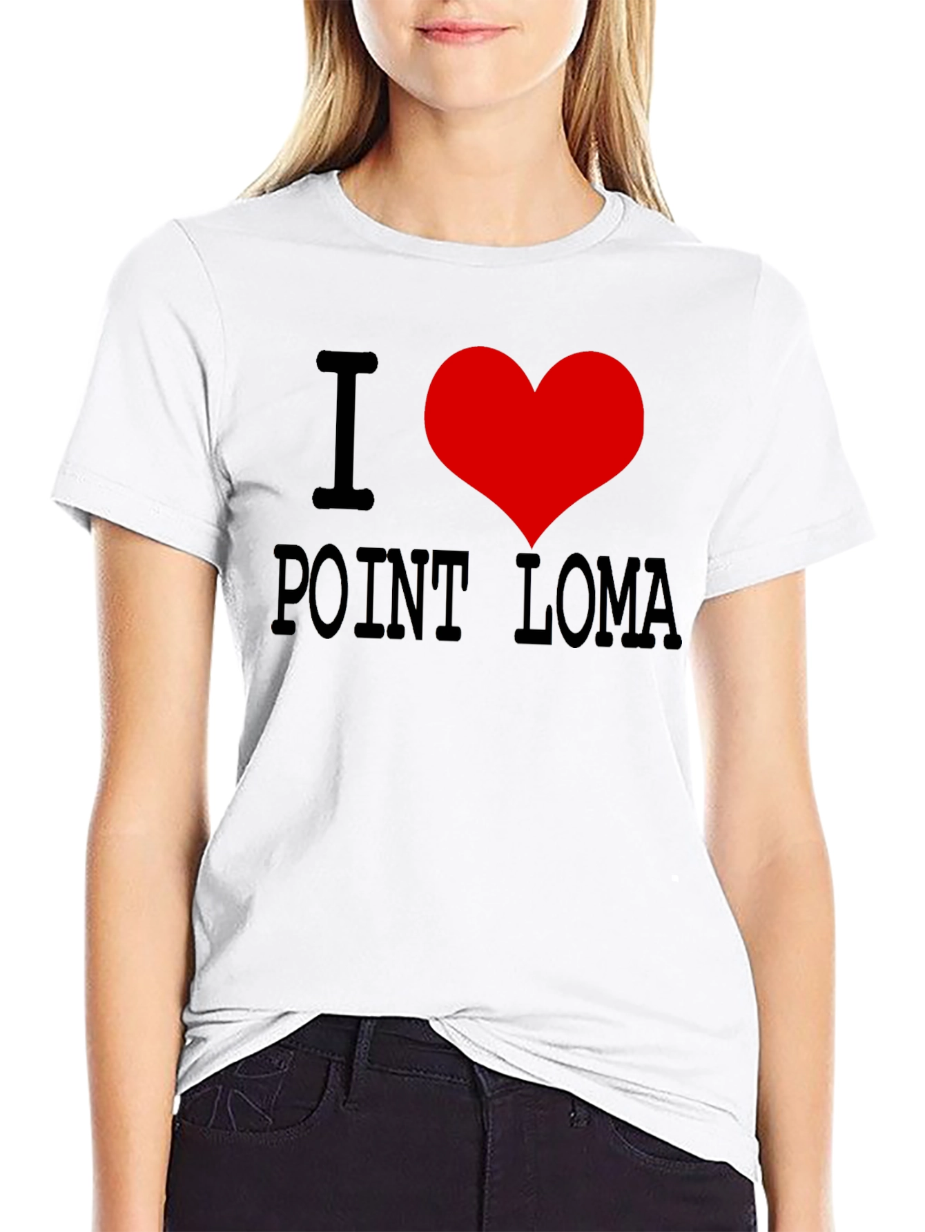 I Heart Point Loma Black T-Shirt