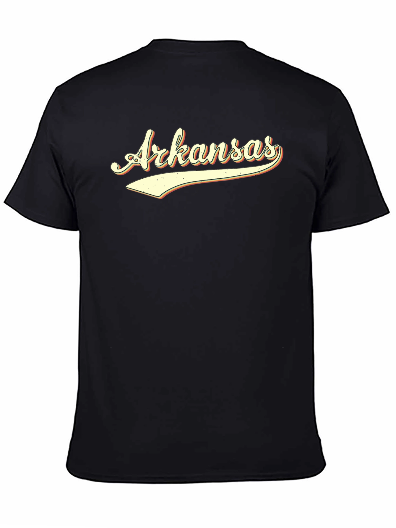 Arkansas Retro Graphic Tee - Black