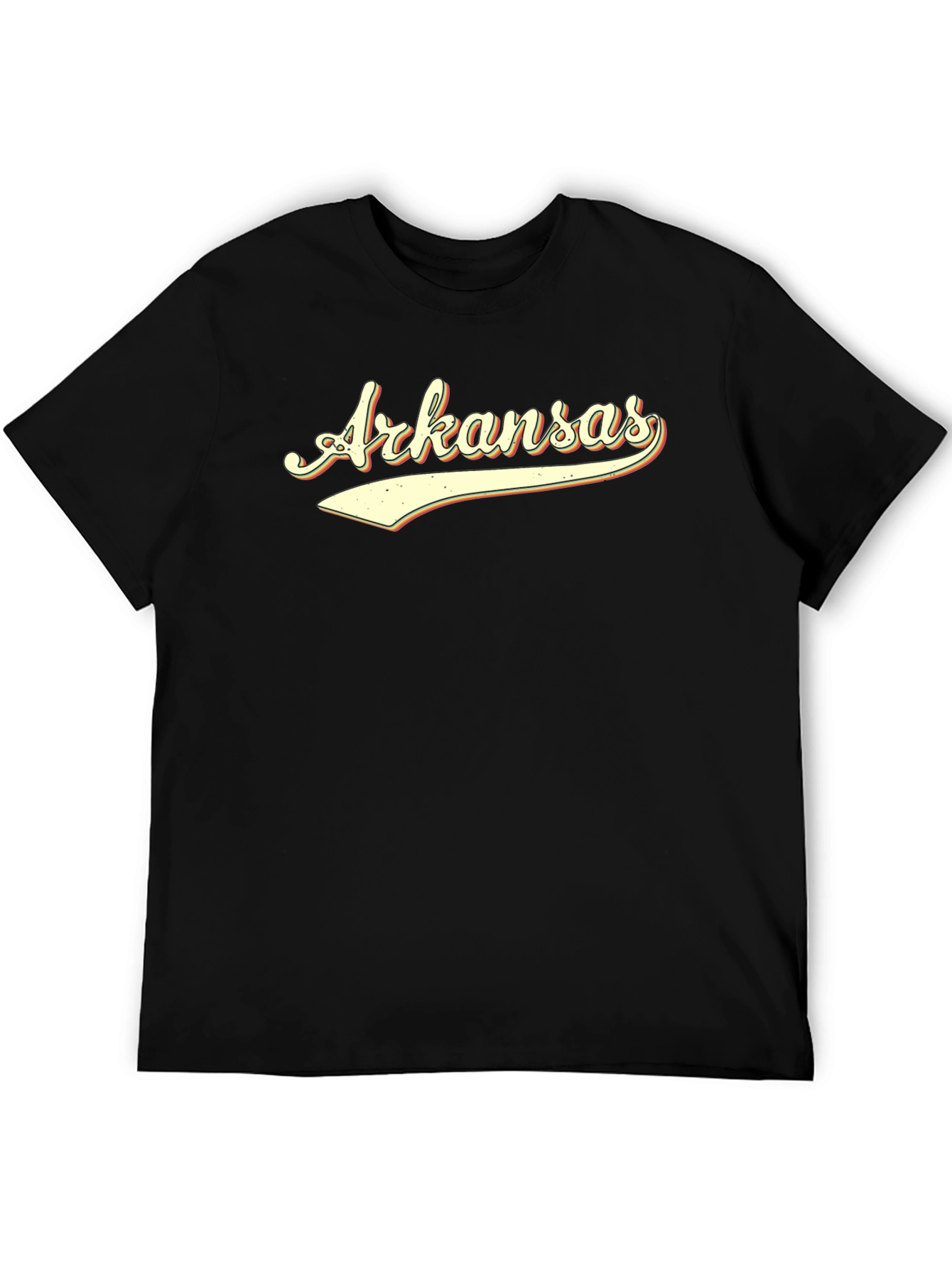 Arkansas Retro Graphic Tee - Black