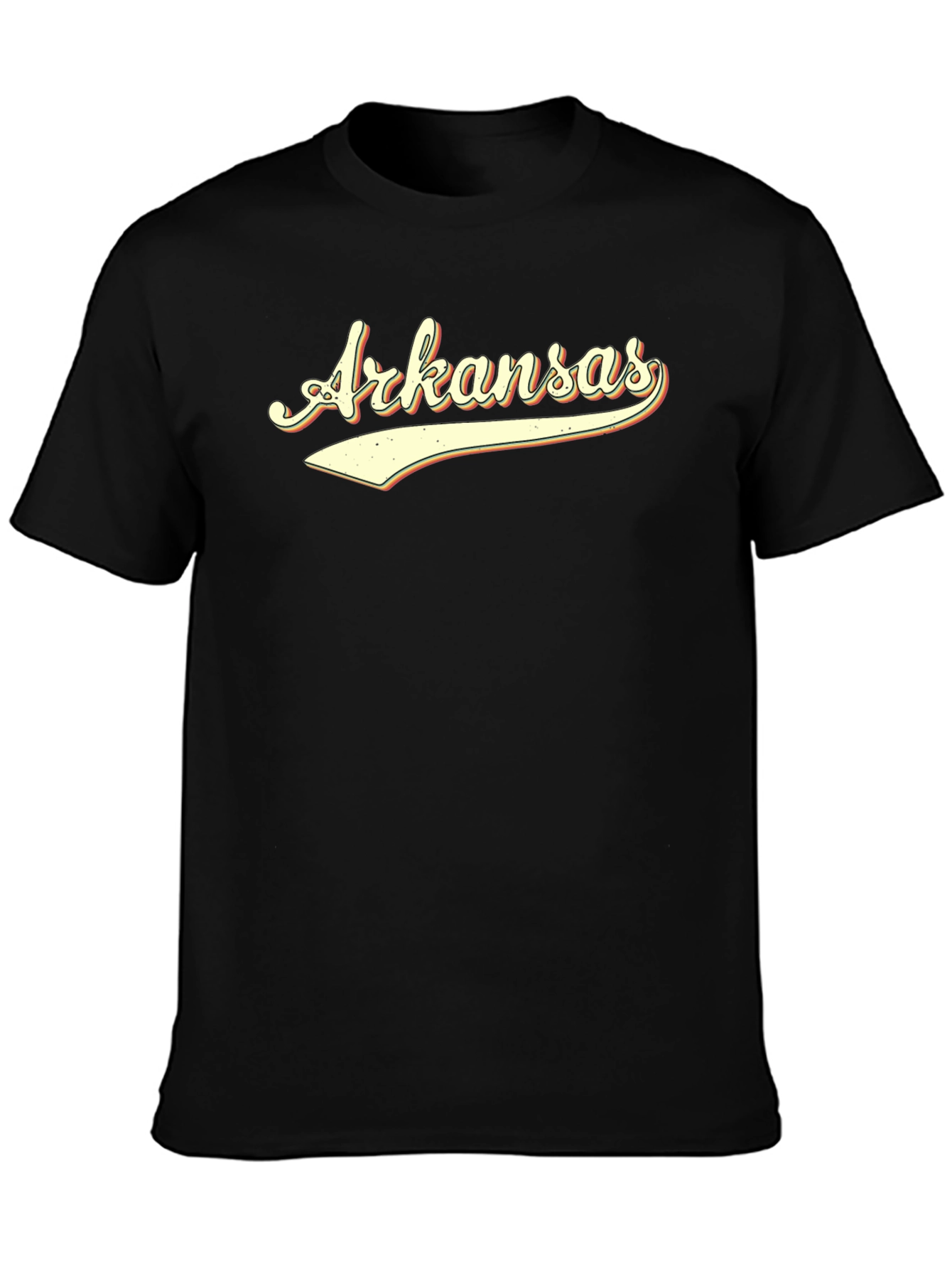 Arkansas Retro Graphic Tee - Black