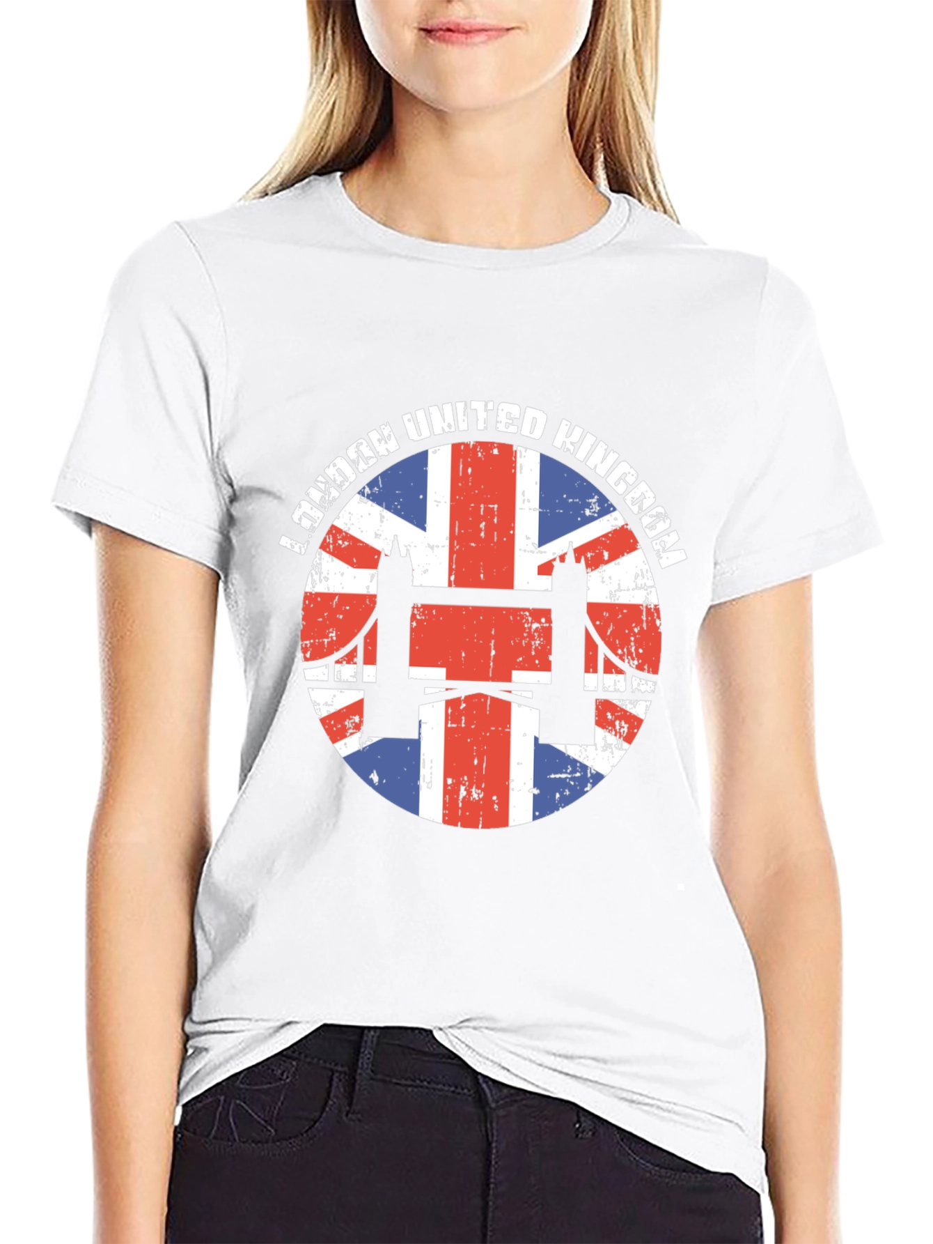 London United Kingdom Flag Graphic Tee