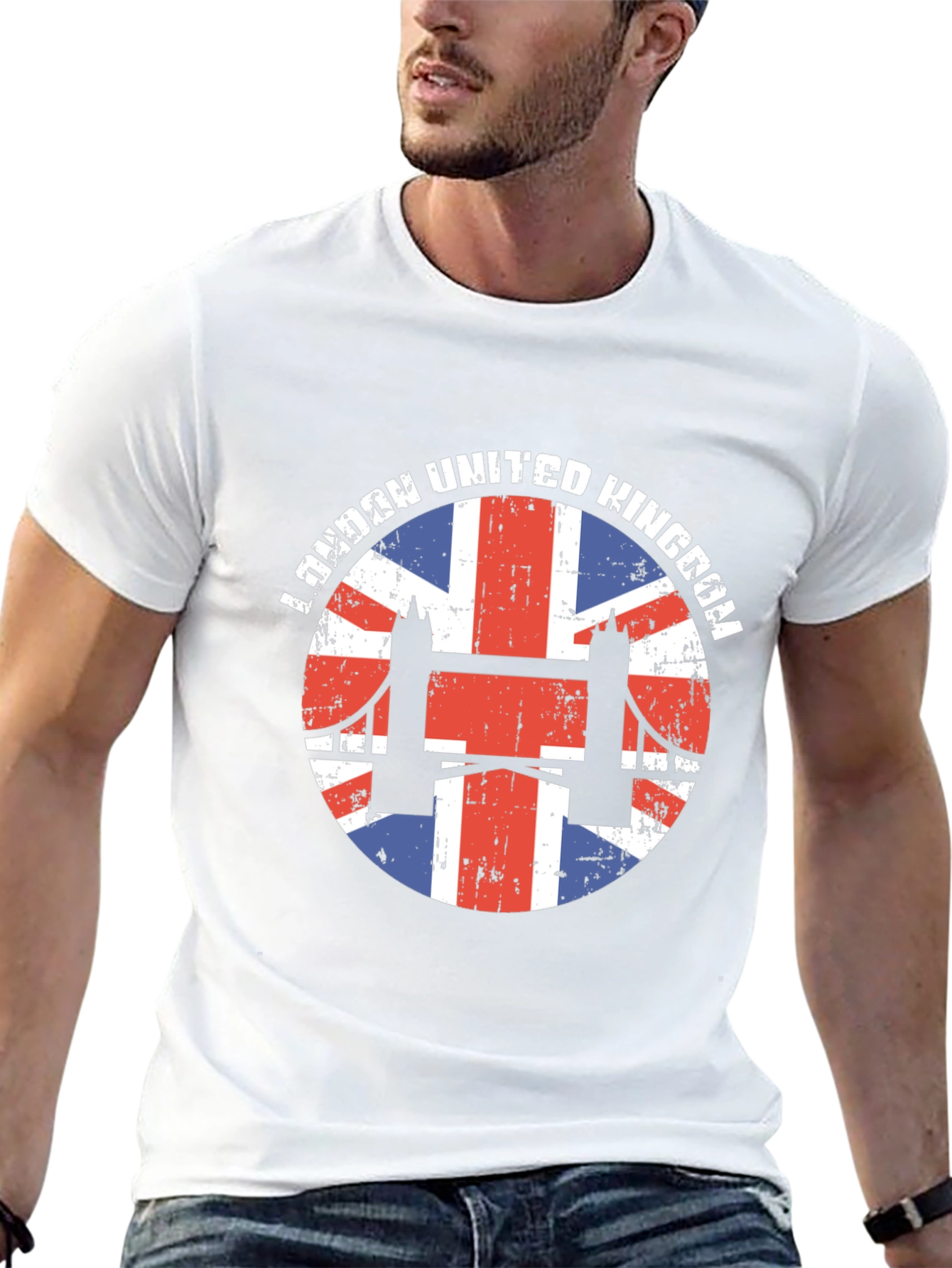 London United Kingdom Flag Graphic Tee