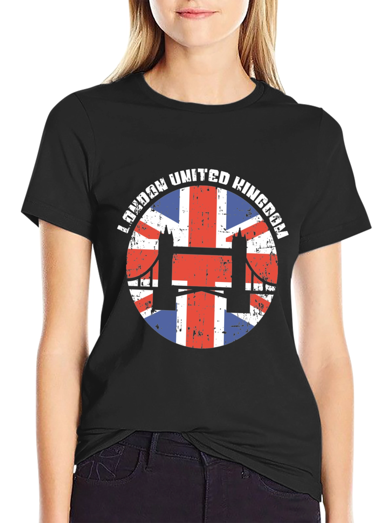 London United Kingdom Flag Graphic Tee
