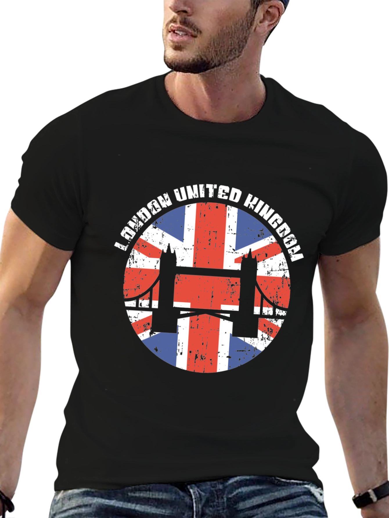 London United Kingdom Flag Graphic Tee