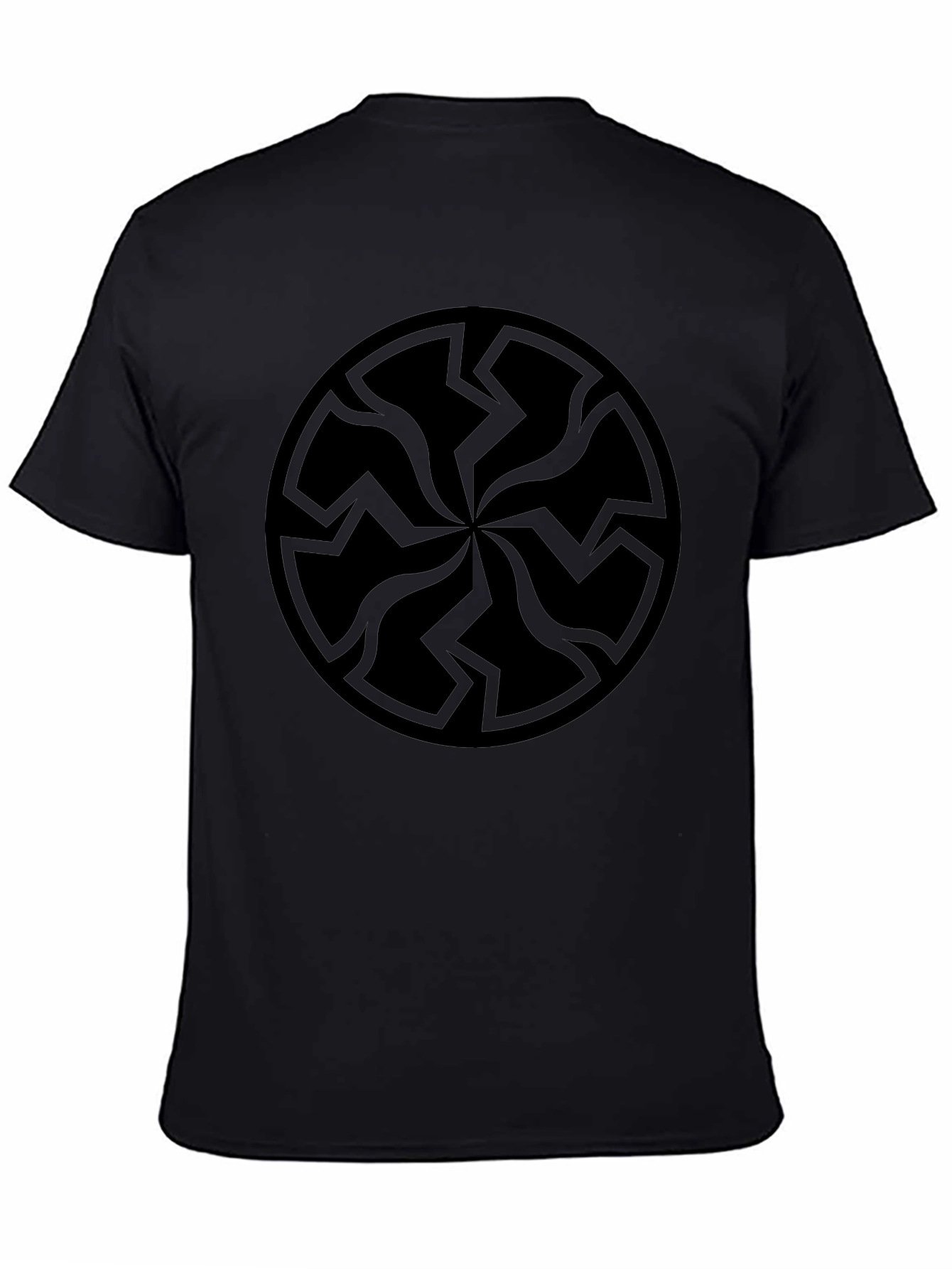 Black Sun Symbol Graphic Tee - Dark Aesthetic Shirt