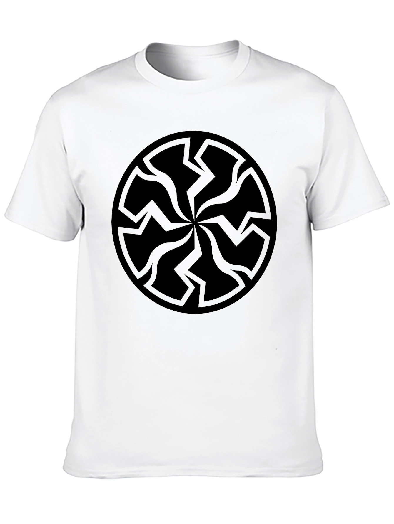 Black Sun Symbol Graphic Tee - Dark Aesthetic Shirt