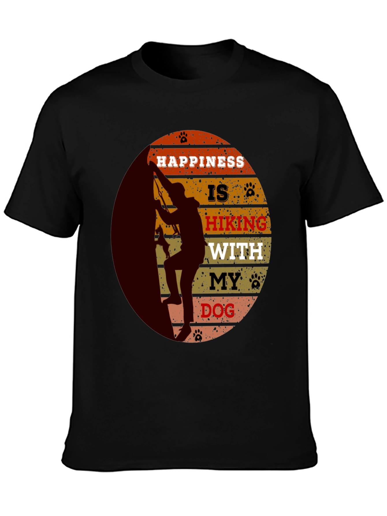Hiking With My Dog Graphic Tee