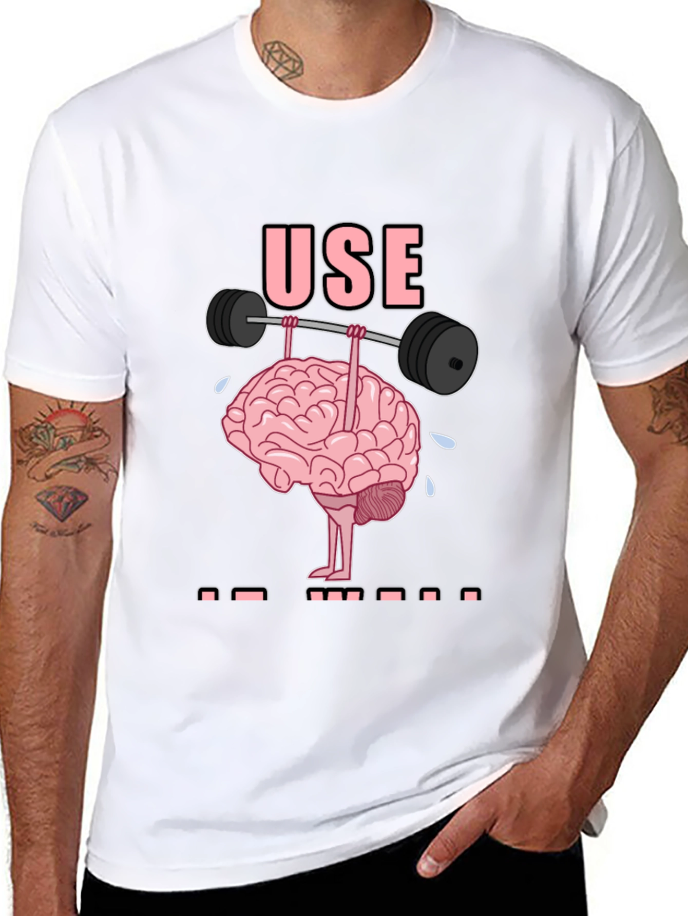 Brain Power T-Shirt - Lift Your Mind!