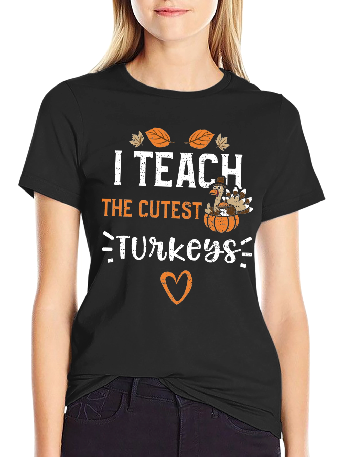 I Teach The Cutest Turkeys T-Shirt Thanksgiving