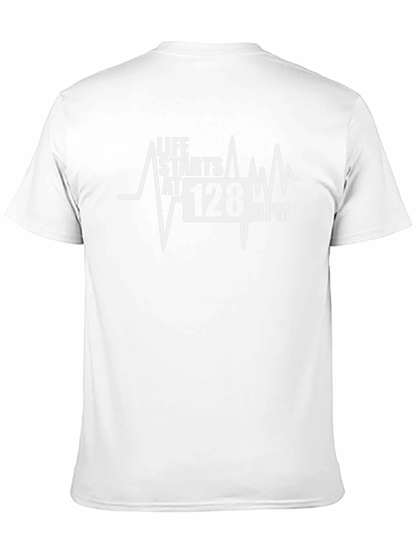 Life Starts at 128 BPM Graphic T-Shirt