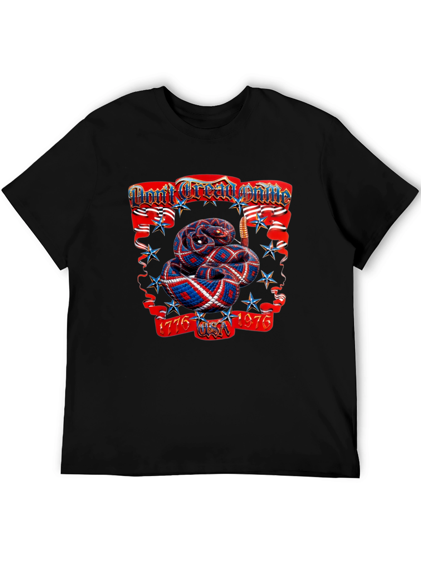 Patriotic Snake T-Shirt - Dont Tread on Me