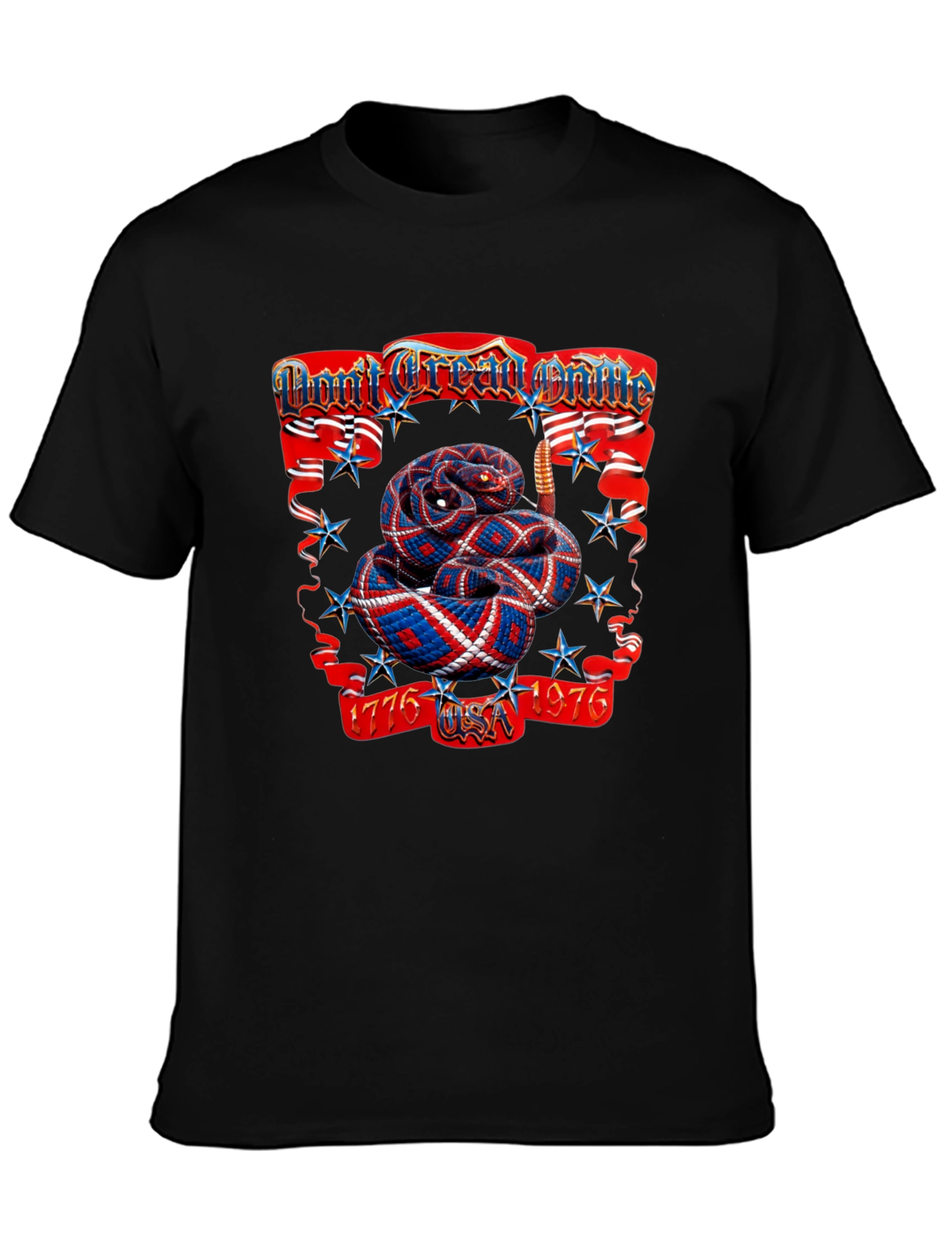 Patriotic Snake T-Shirt - Dont Tread on Me