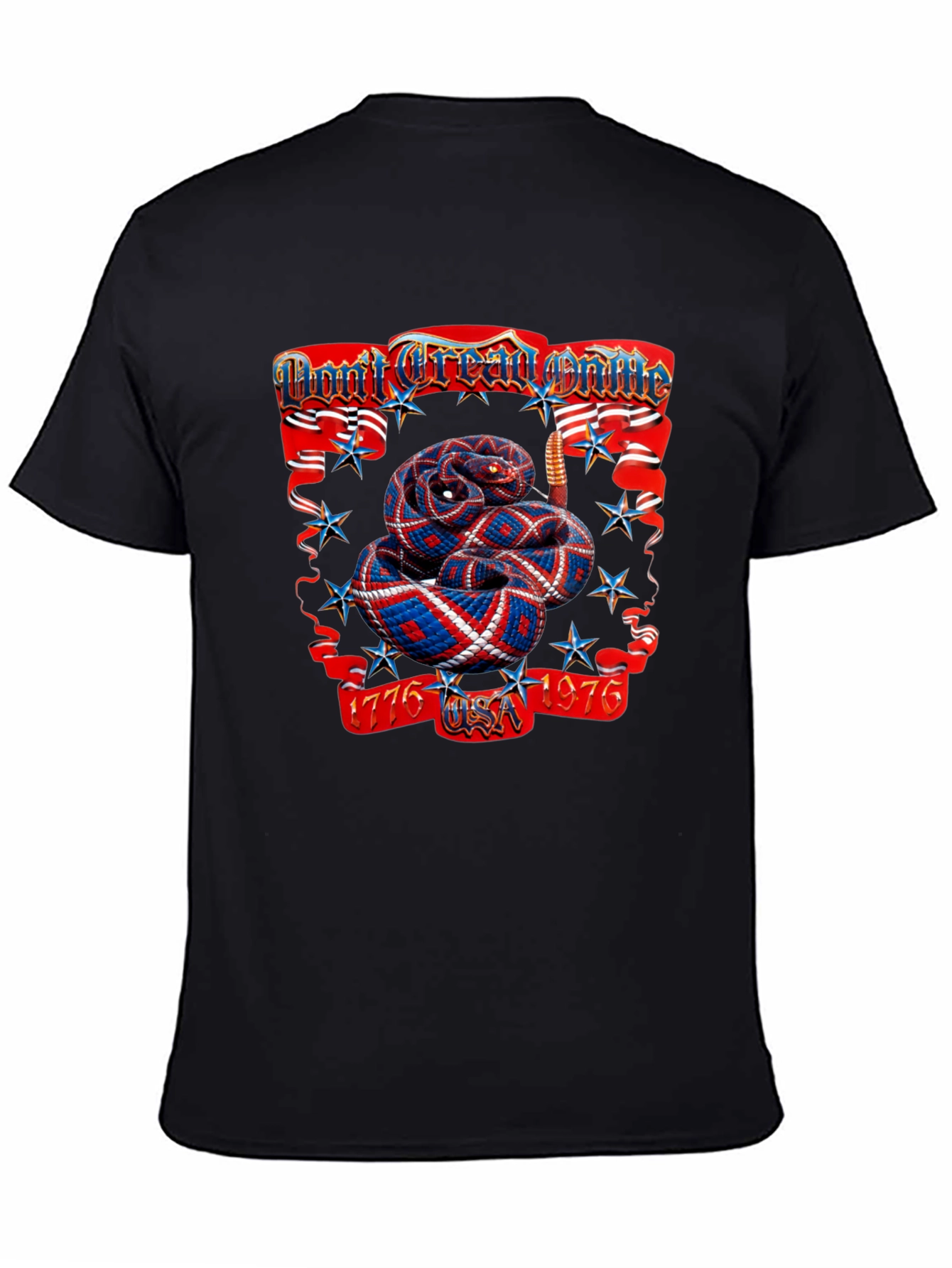 Patriotic Snake T-Shirt - Dont Tread on Me