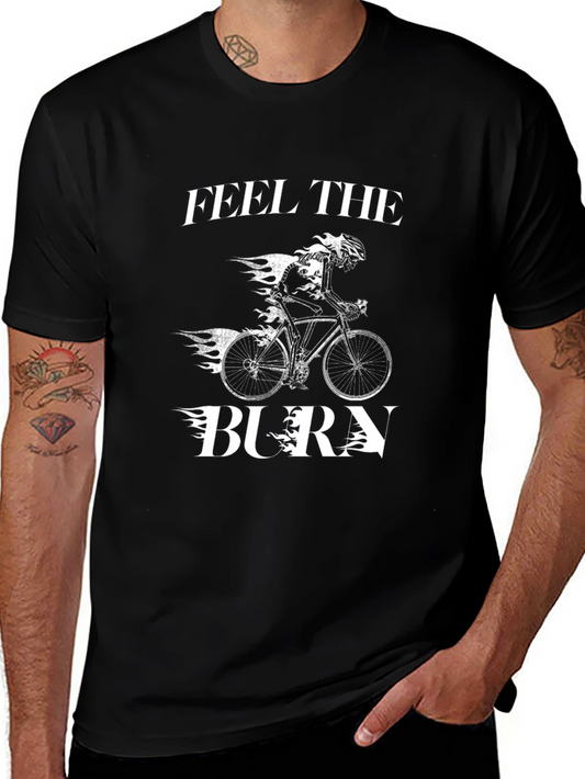 Feel the Burn Cyclist T-Shirt
