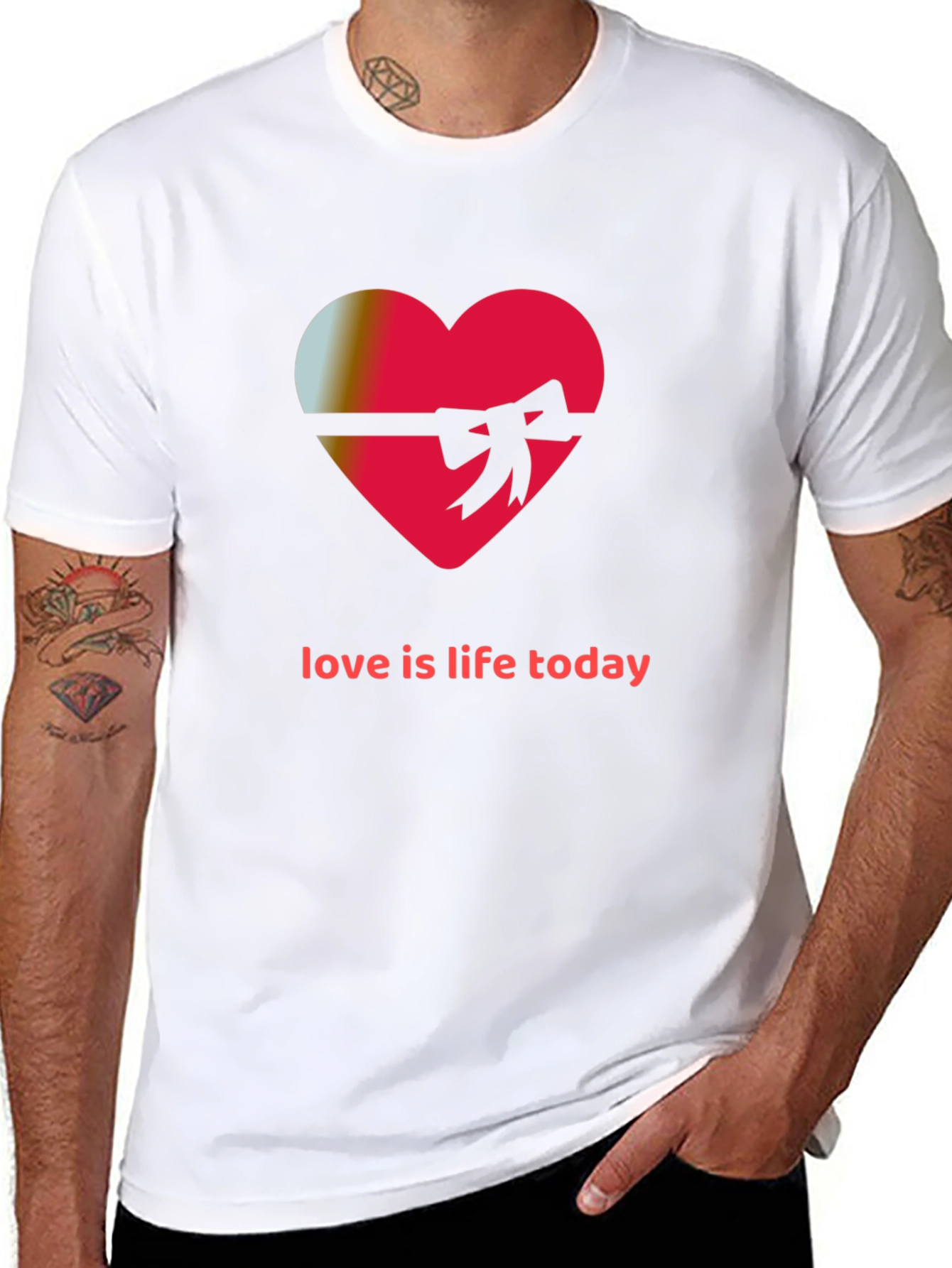 Love is Life Today Graphic T-Shirt