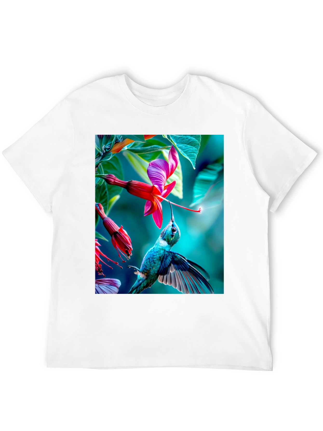 Hummingbird Floral Graphic Tee