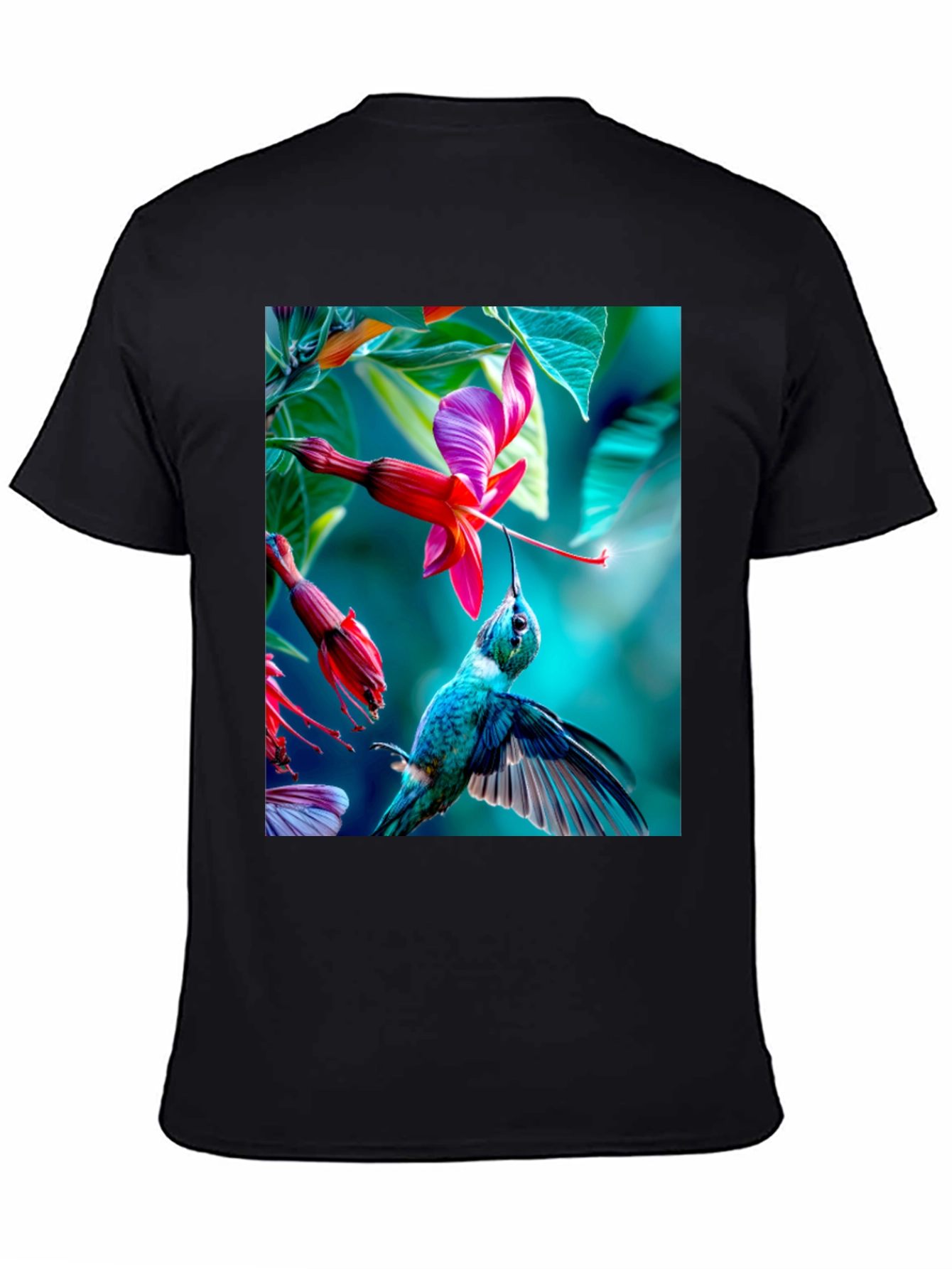Hummingbird Floral Graphic Tee