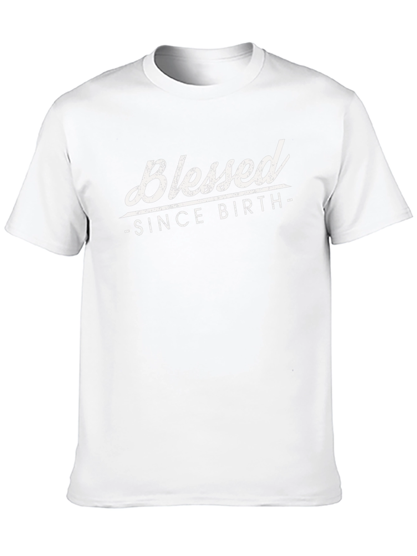 Blessed Since Birth Black T-Shirt