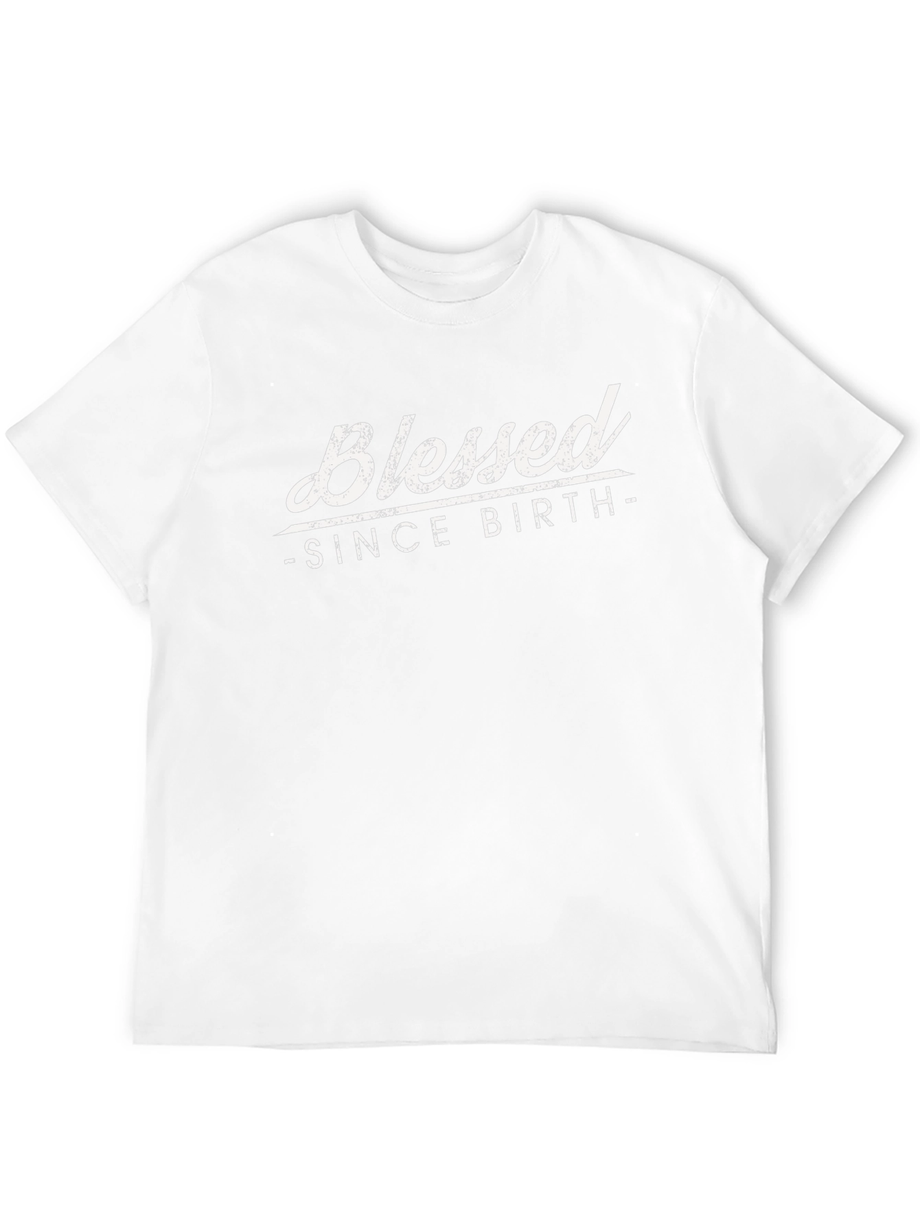 Blessed Since Birth Black T-Shirt