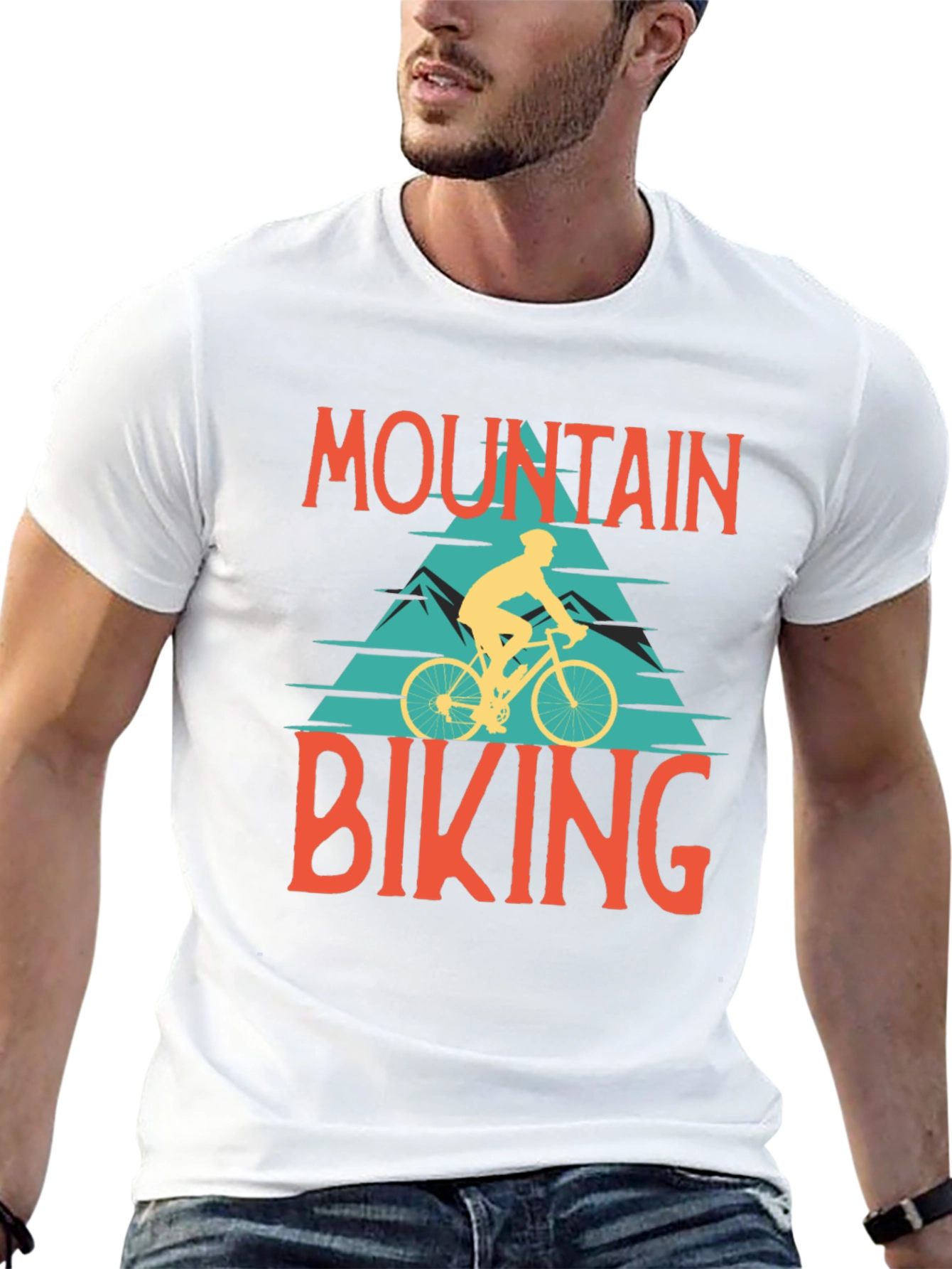 Mountain Biking Graphic Tee