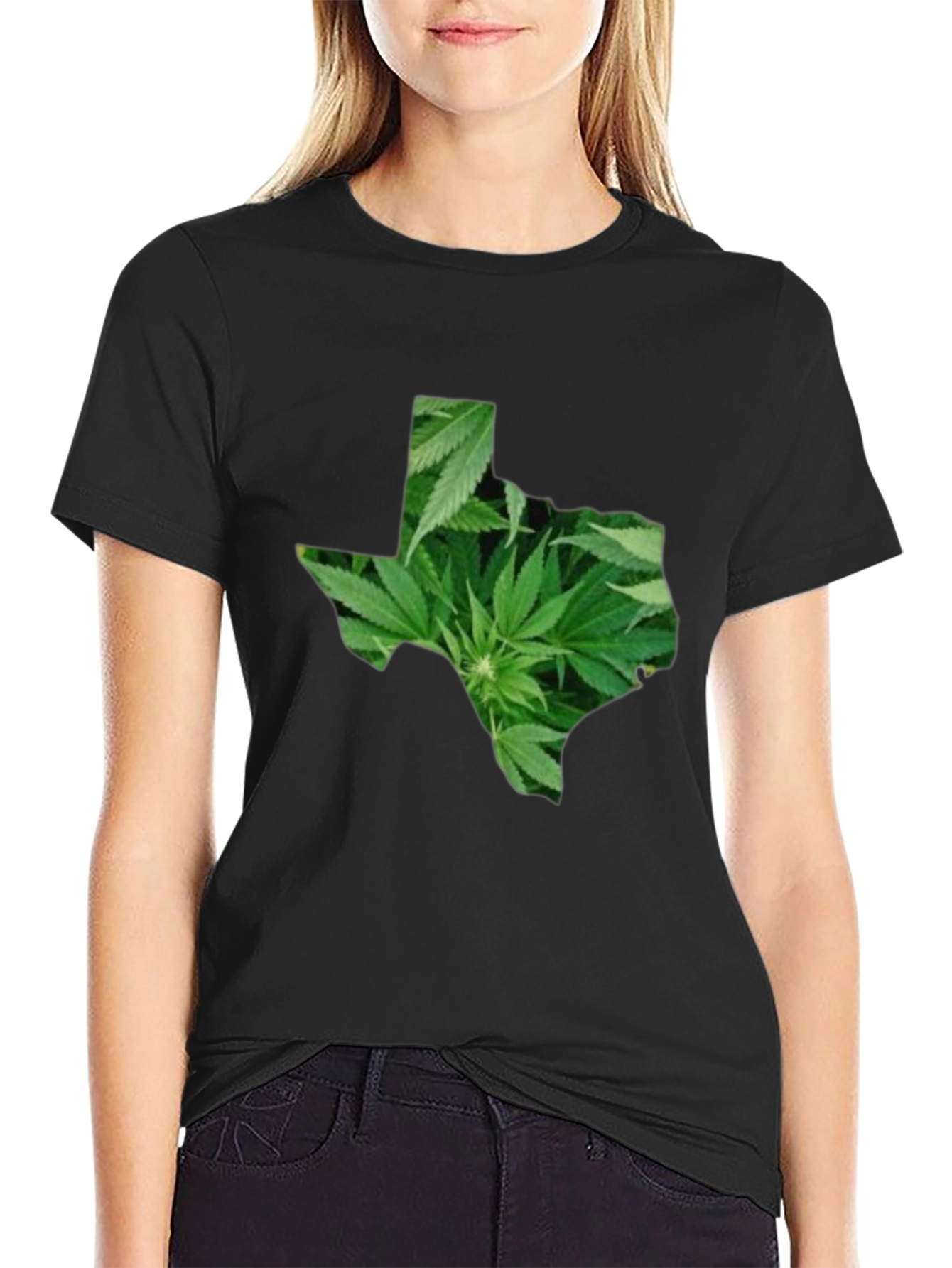 Texas Marijuana Leaf T-Shirt