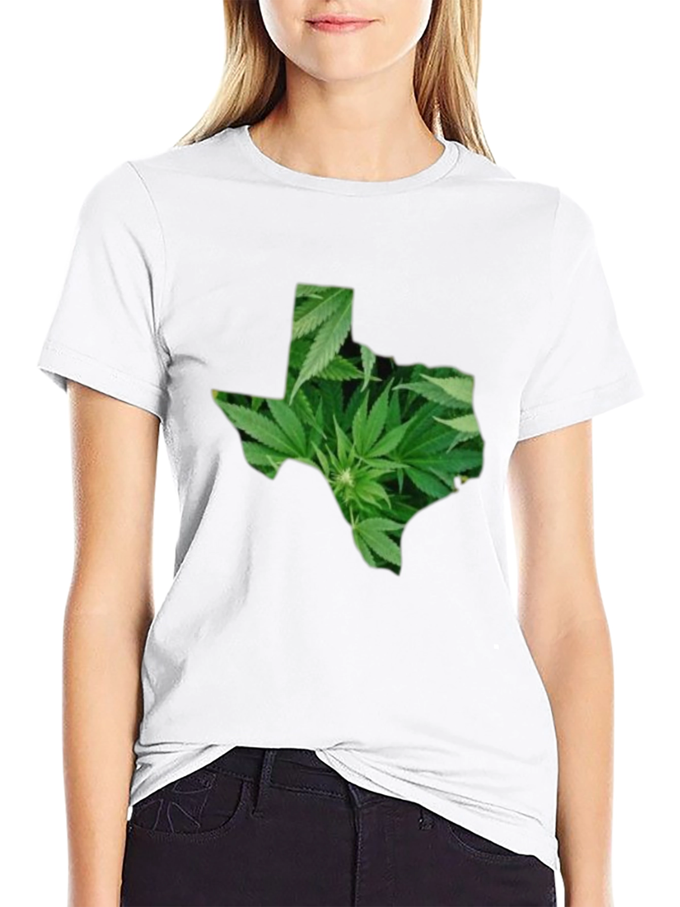 Texas Marijuana Leaf T-Shirt