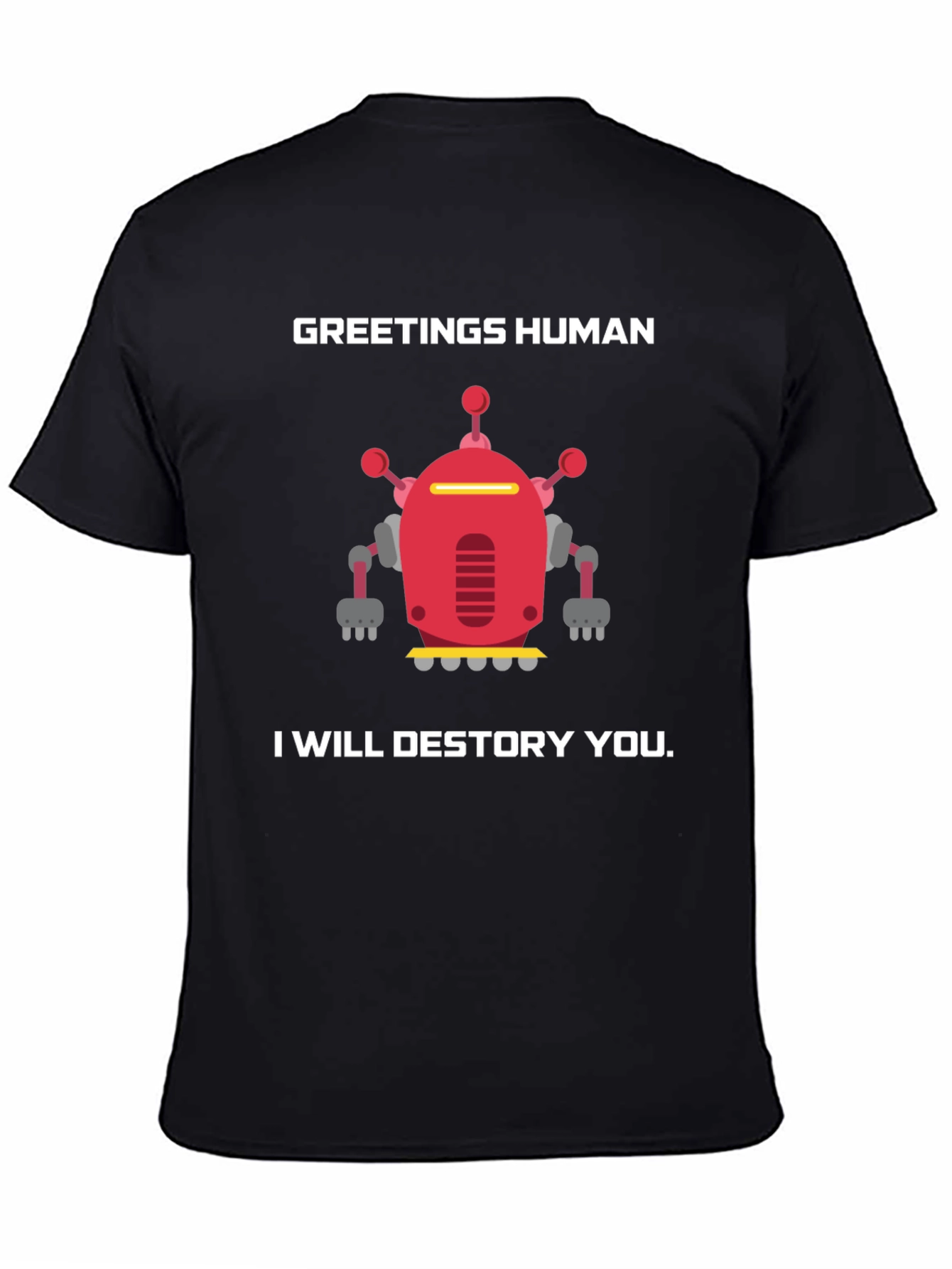 Greetings Human Robot T-Shirt