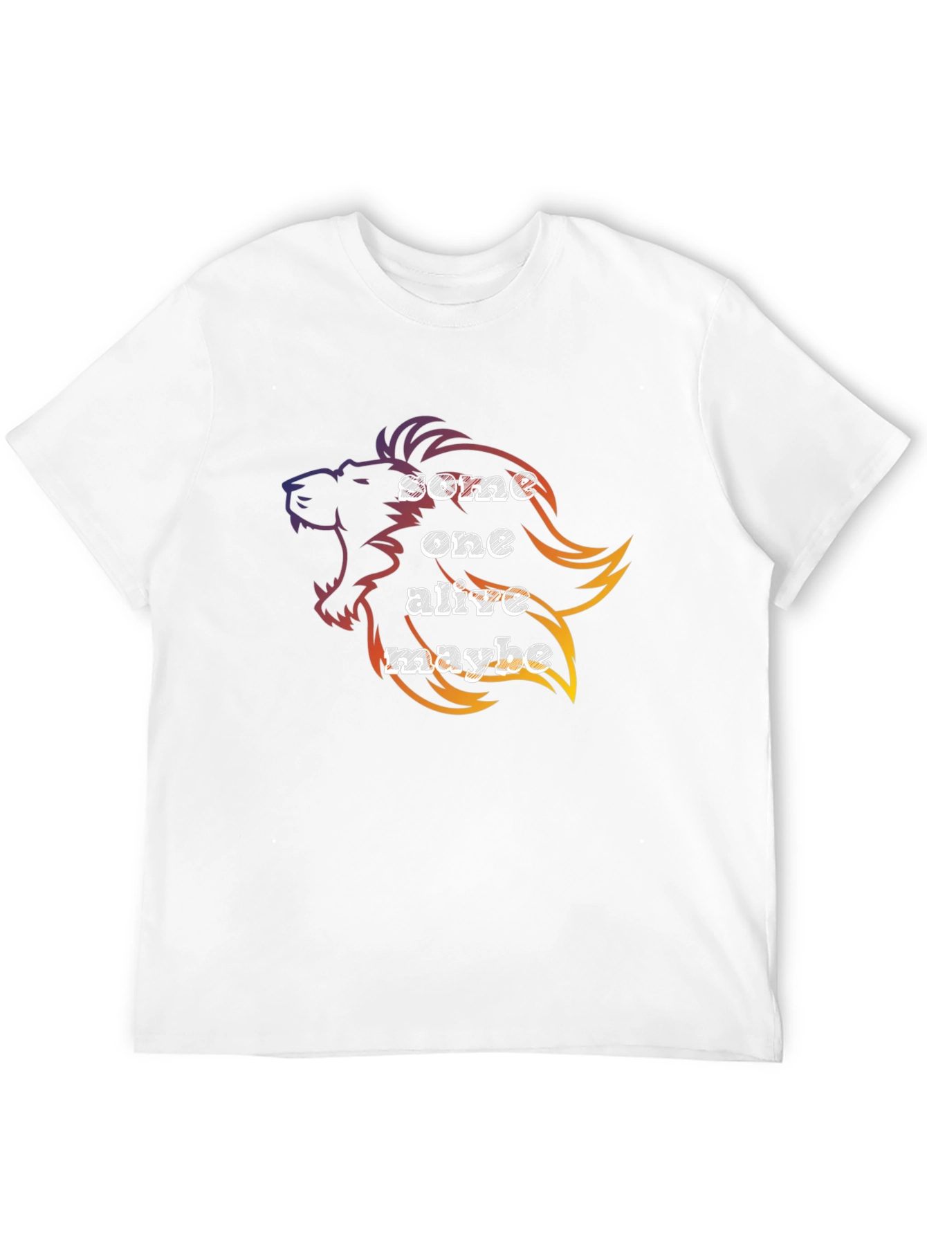 Lion Some One Alive Maybe Graphic Tee