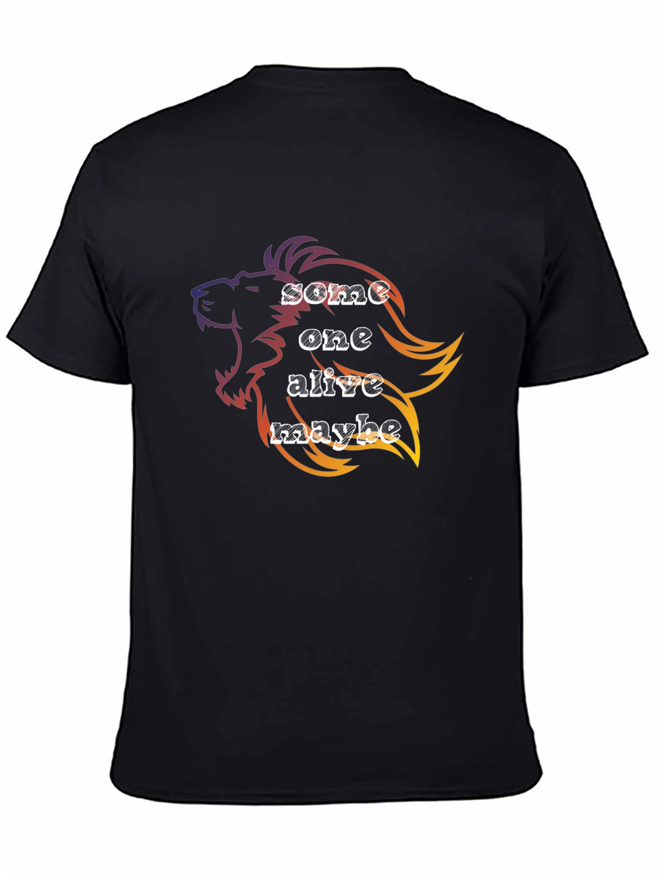 Lion Some One Alive Maybe Graphic Tee