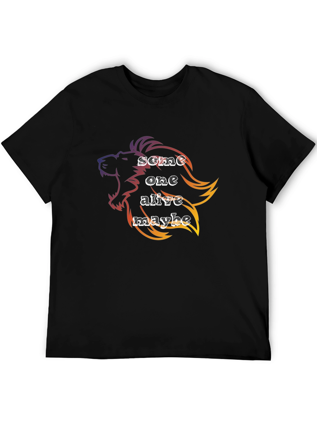 Lion Some One Alive Maybe Graphic Tee