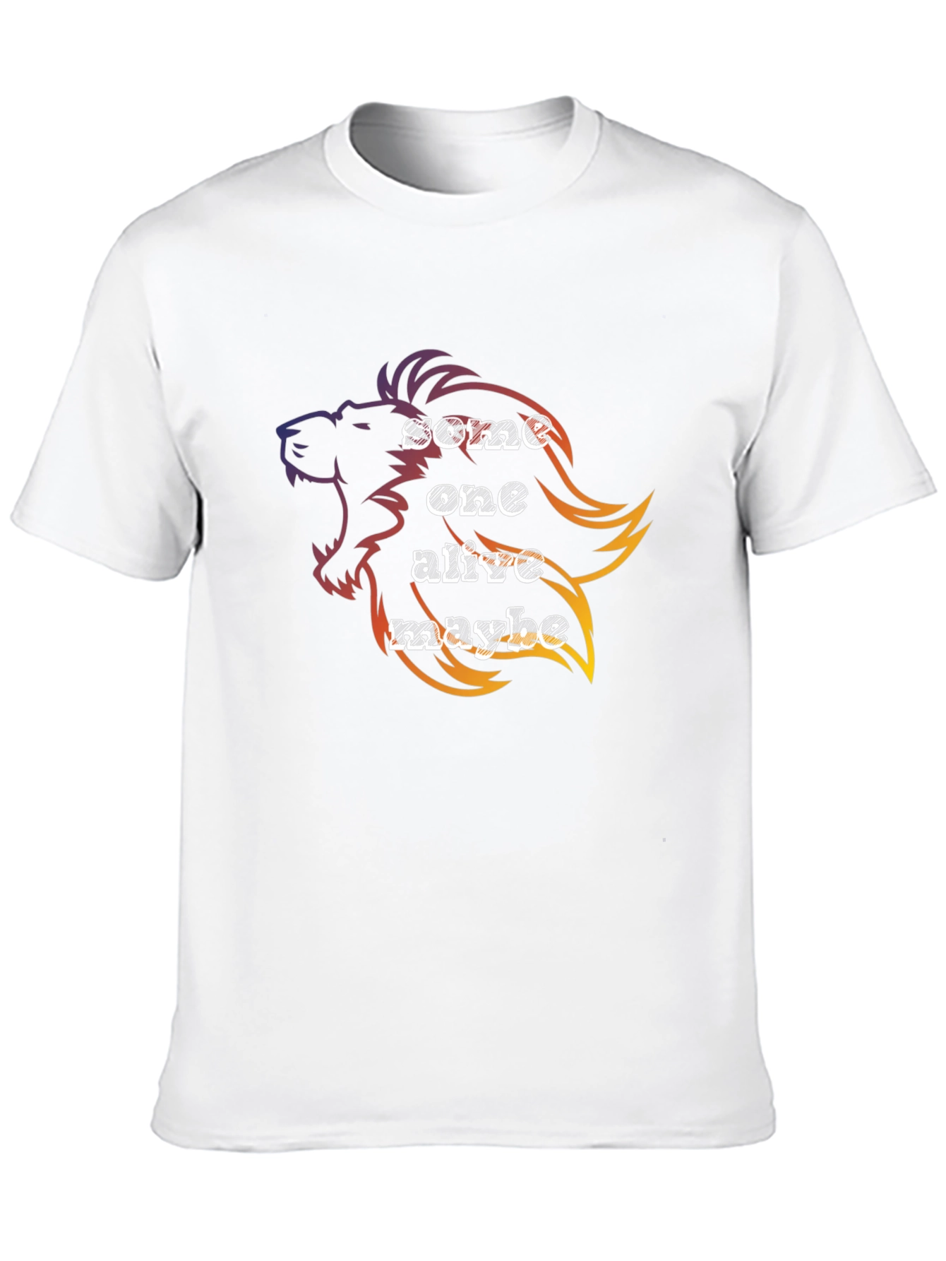Lion Some One Alive Maybe Graphic Tee