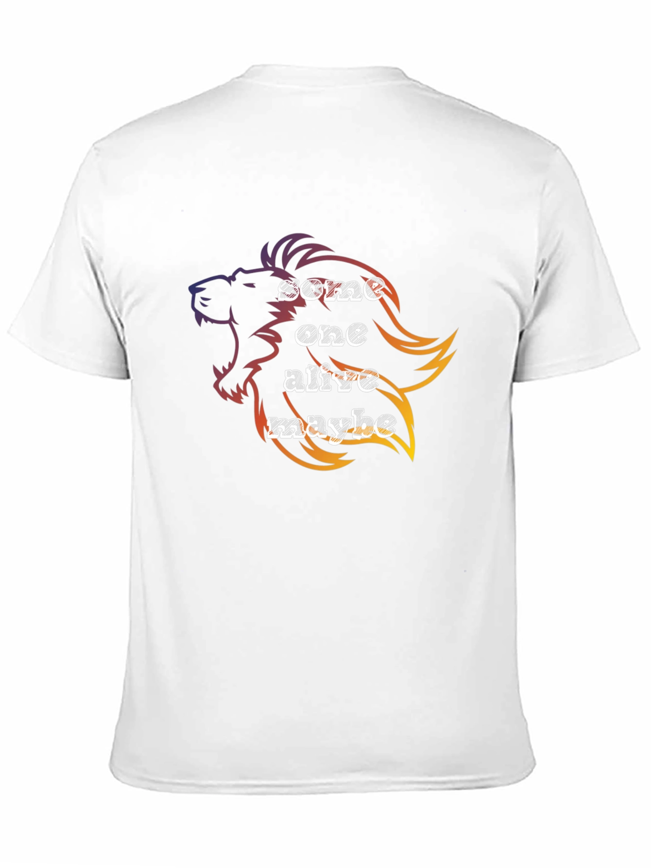Lion Some One Alive Maybe Graphic Tee