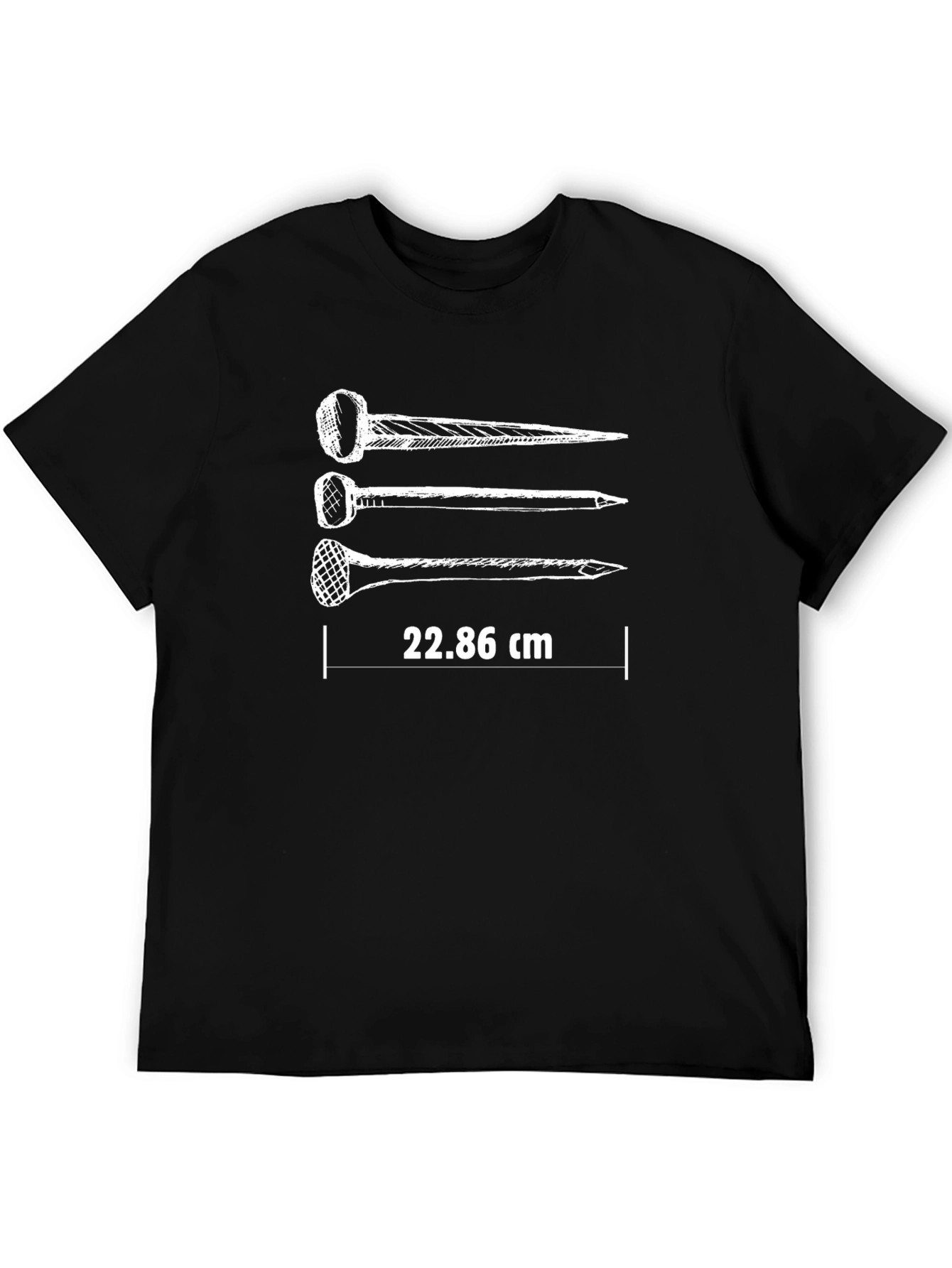 Nail Dimension Graphic Tee - Mens Black T-Shirt