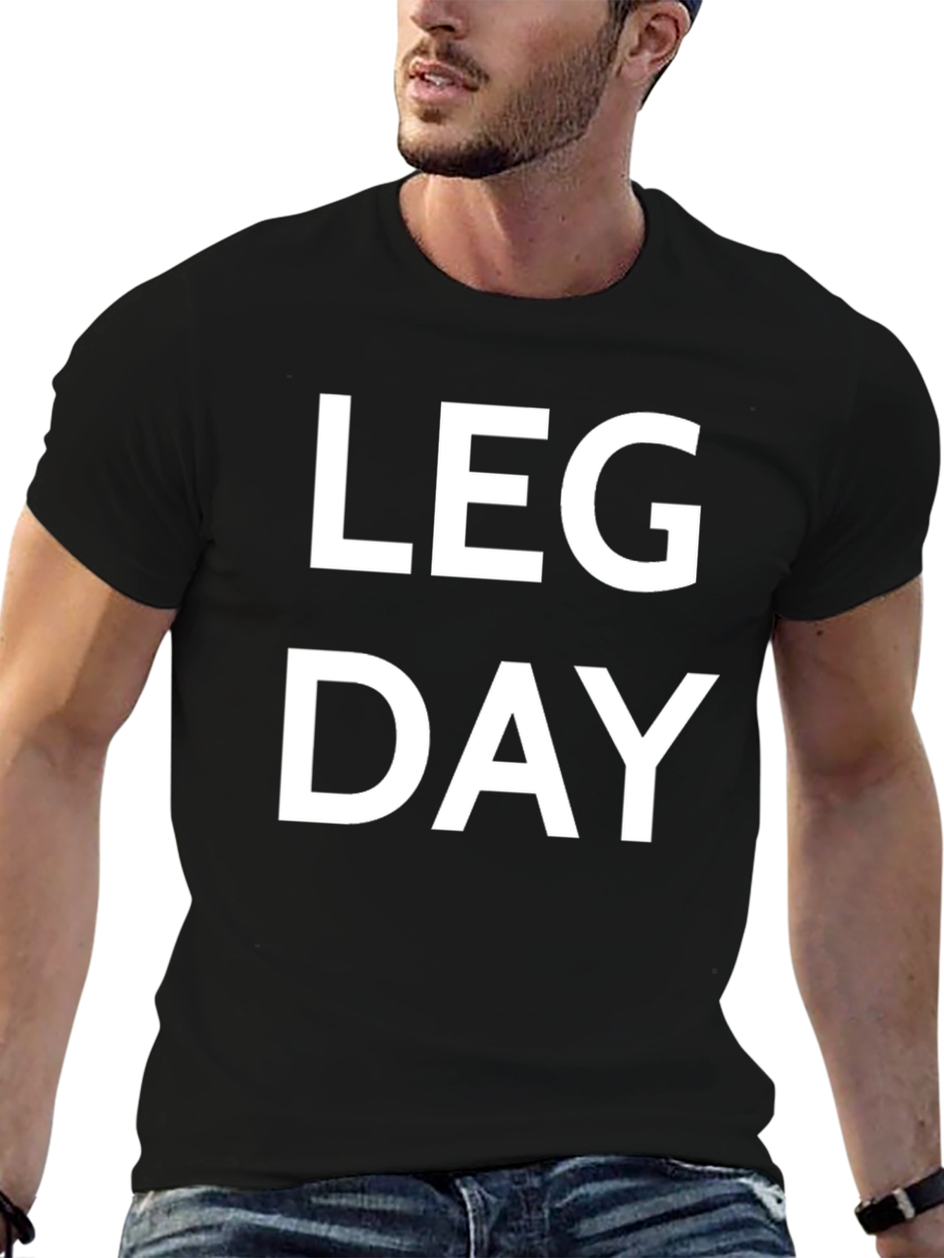 Leg Day T-Shirt Gym Fitness Training Tee