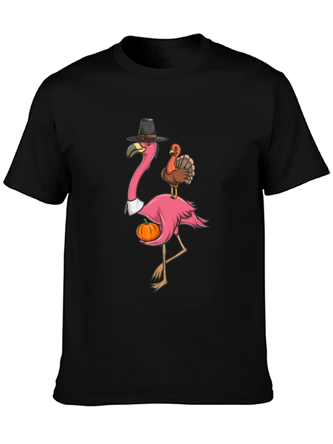 Thanksgiving Flamingo T-Shirt