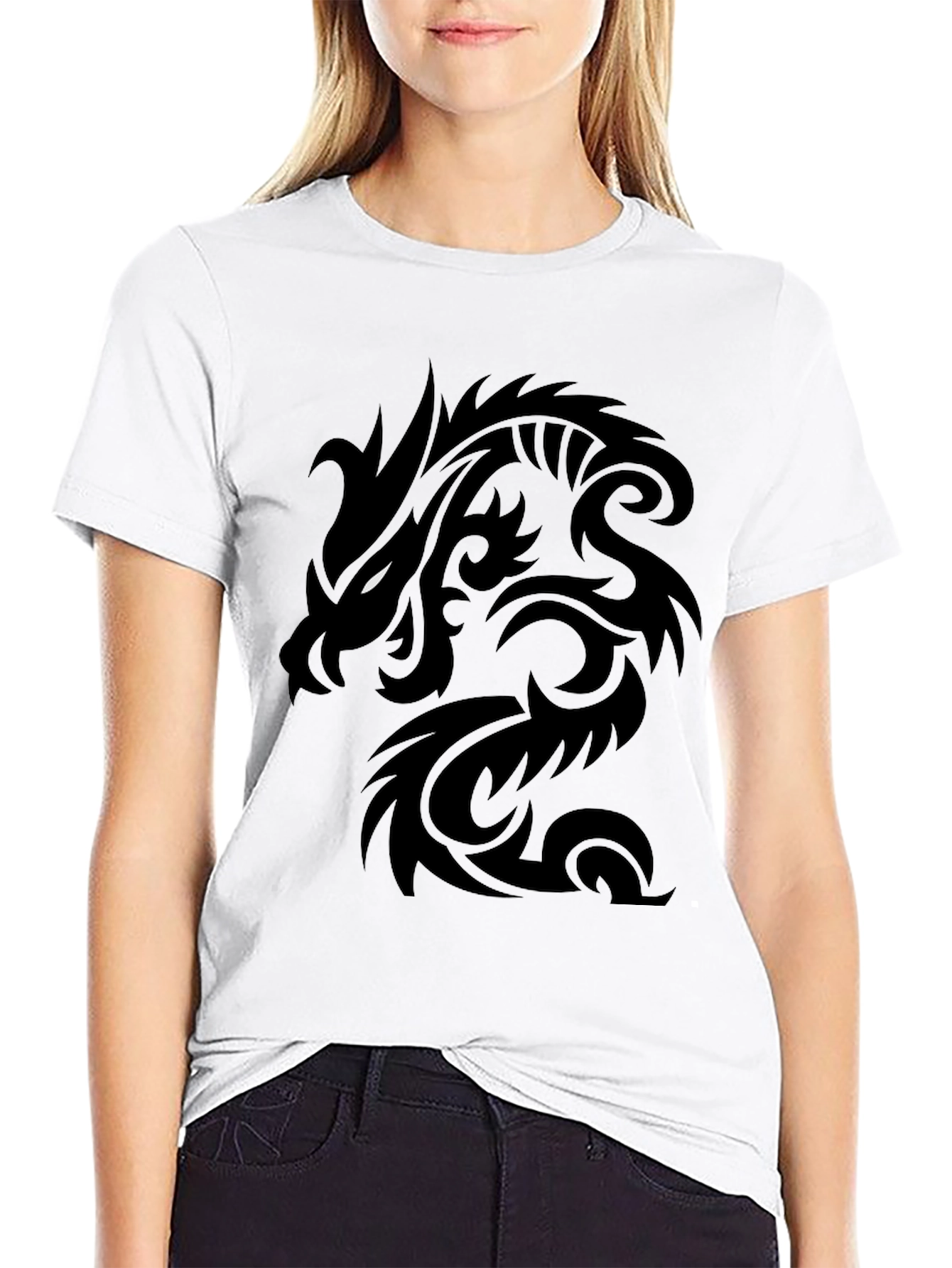 Black Dragon Graphic Tee - Mens Short Sleeve