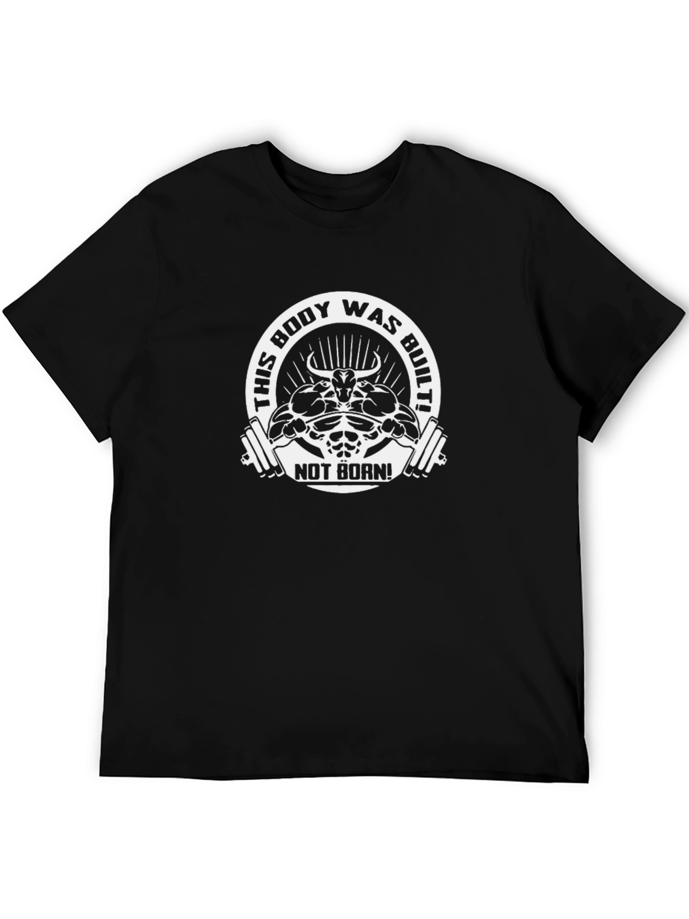Built Body Graphic Tee - Fitness Motivation Shirt