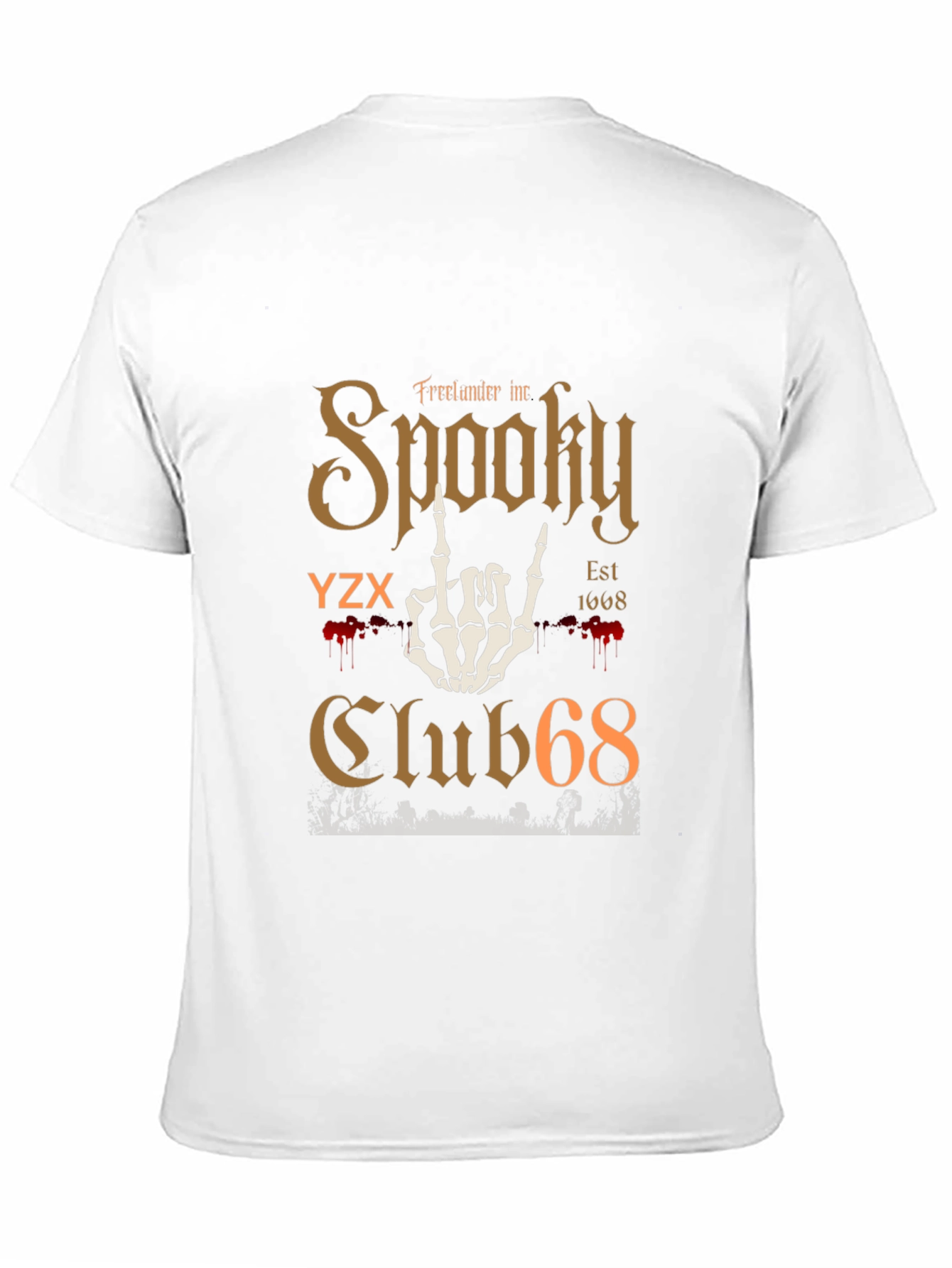 Spooky Club 68 Graphic T-Shirt - Halloween Tee